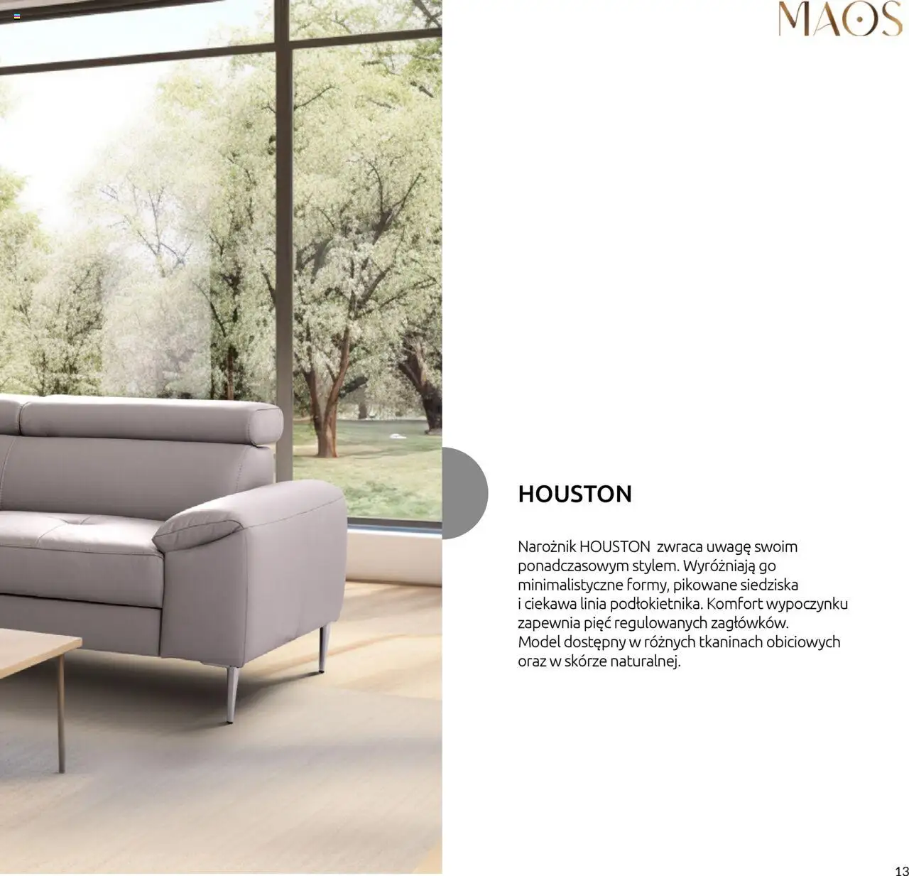 Black Red White Gazetka - Katalog mebli wypoczynkowych MAOS od 27.08.2024 | Strona: 13