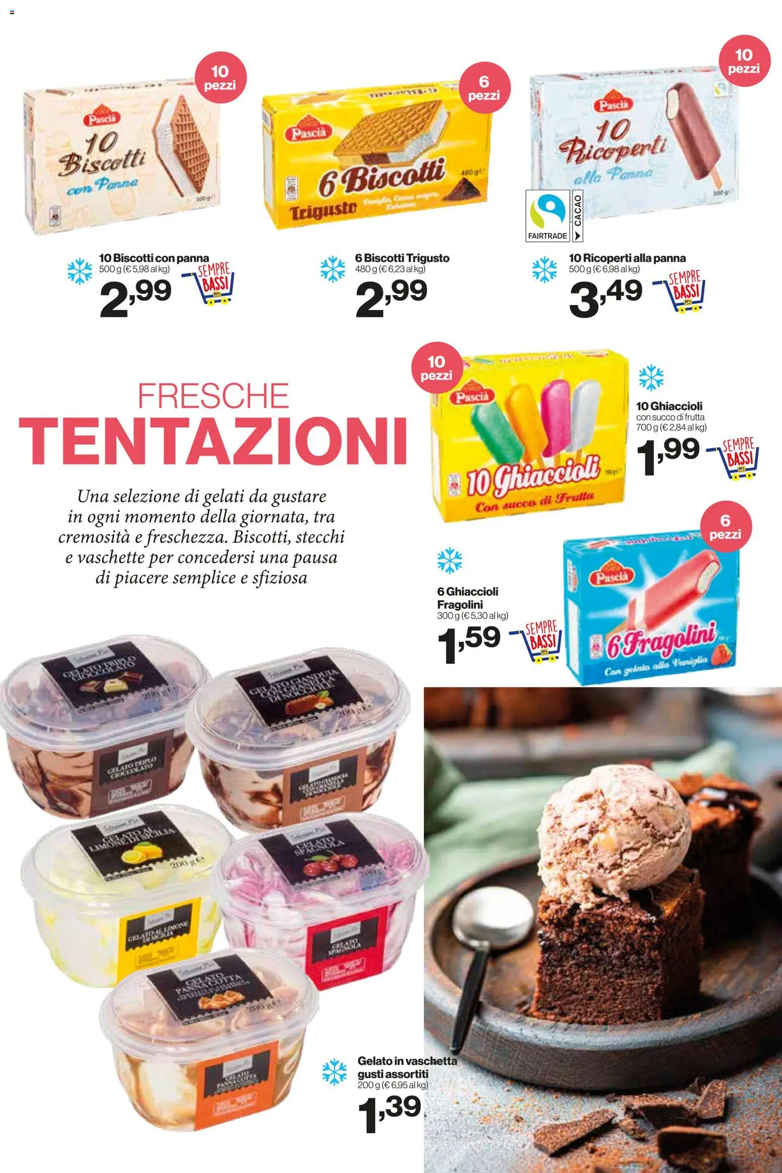 Volantino IN's del 20.05.2026 | Pagina: 17 | Prodotti: Succo, Ghiaccioli, Biscotti, Vaschette