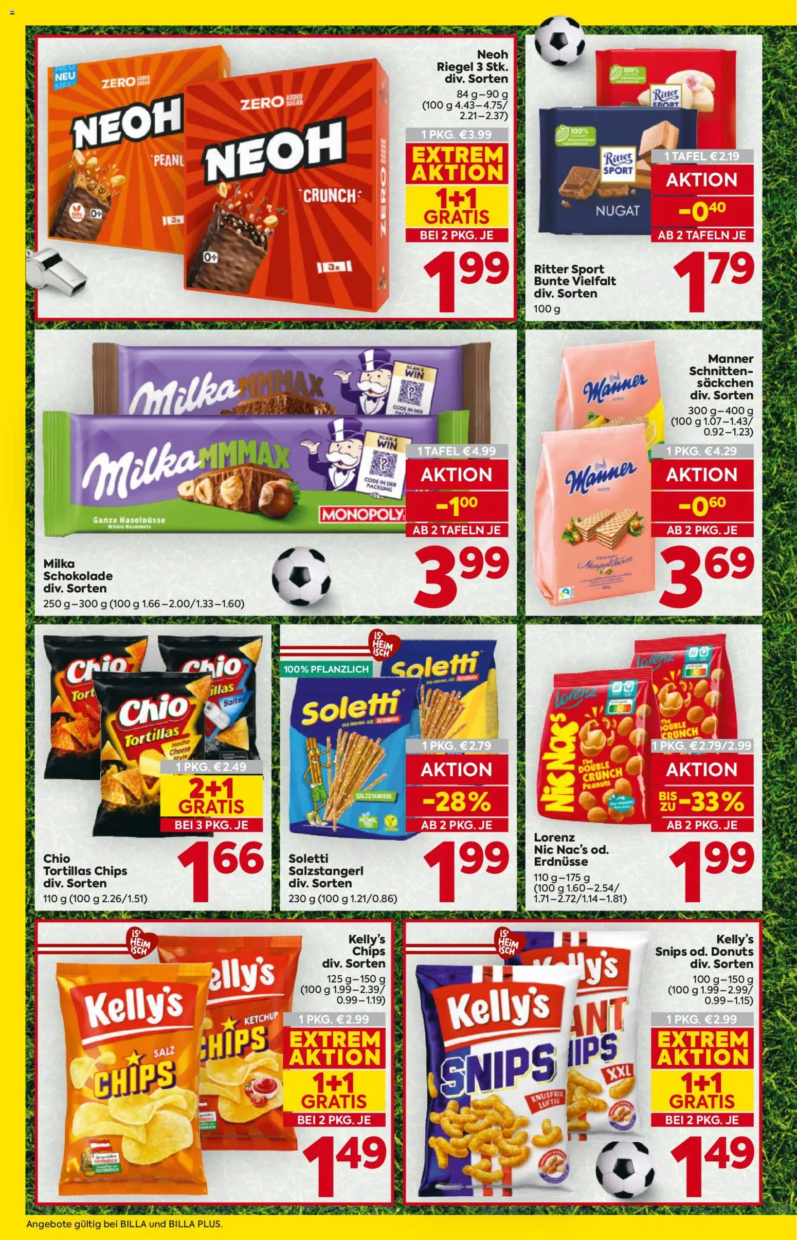 Billa - Flugblatt gültig ab 11.06.2026 | Seite: 10 | Produkte: Chips, Salz, Папионка, Schokolade