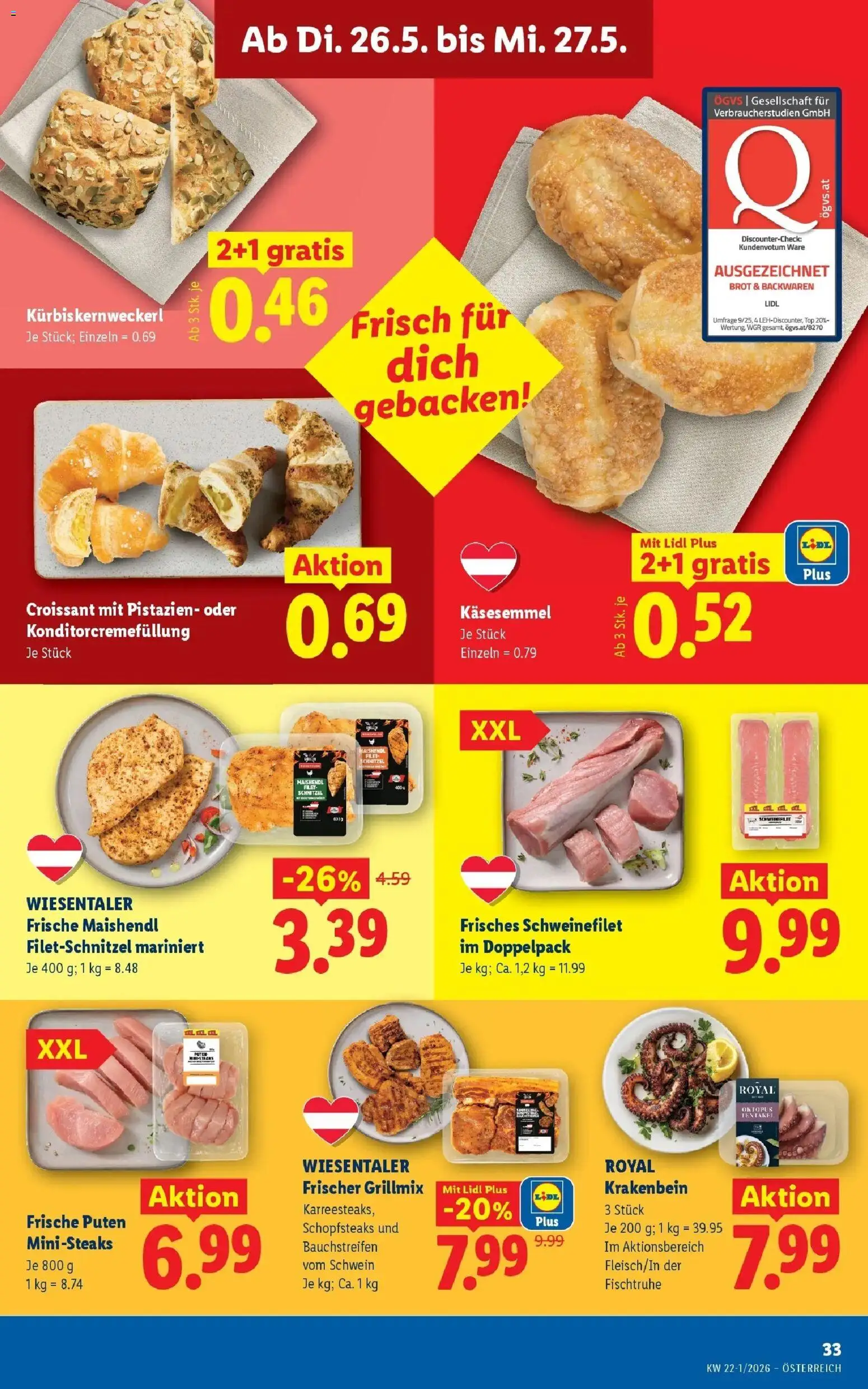 Lidl Flugblatt - Fohnsdorf, Neunkirchen, Graz gültig ab 21.05.2026 | Seite: 38 | Produkte: Brot