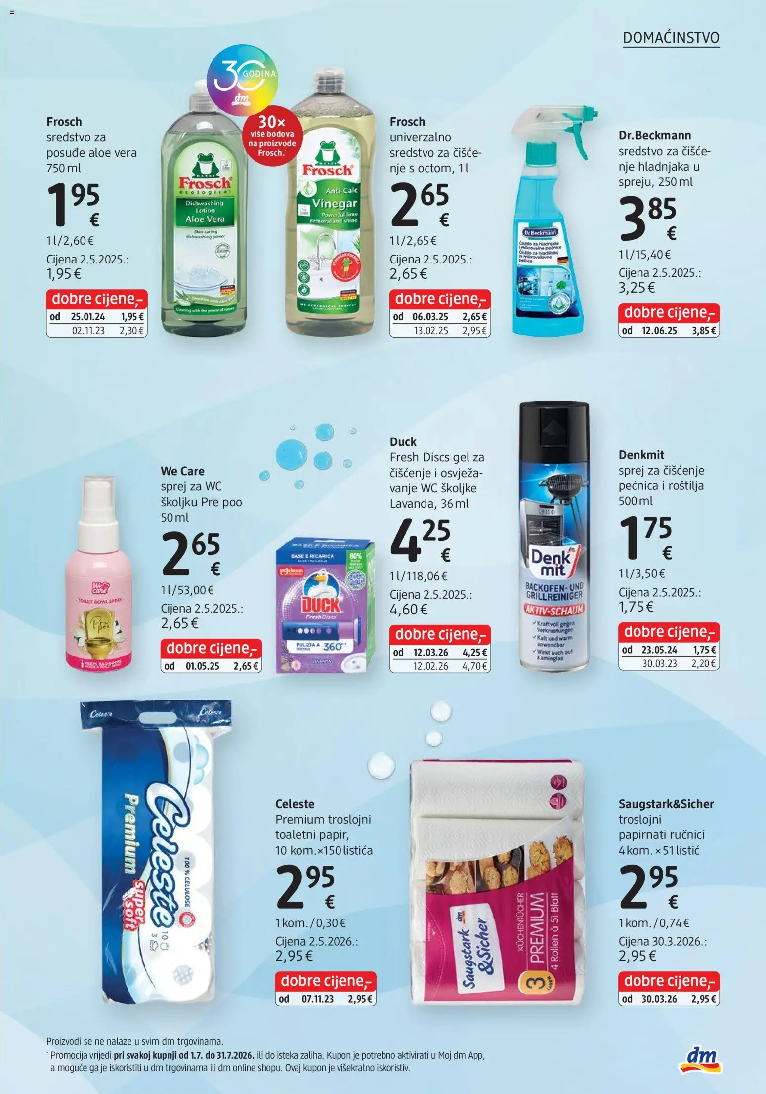 DM katalog | vrijedi od 01.07.2026 | Stranica: 37 | Proizvodi: Papirnati ručnici, Pećnica