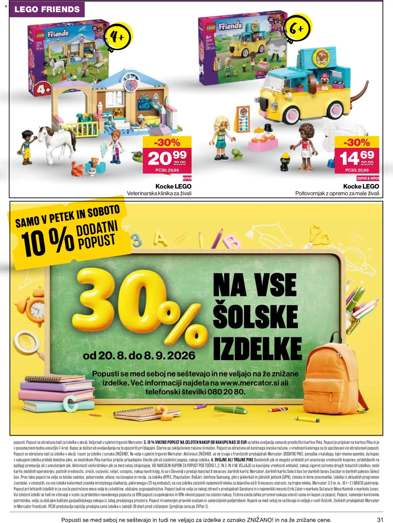 Novi Mercator katalog ponudbe – veljaven od 20.08.2026 | Stran: 31 | Izdelki: Med