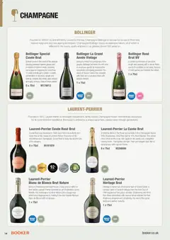 Preview of Booker Wholesale - Wine Guide valid from 12/08/2026 | Page: 14 | Products: Grape, Glasses, Champagne, Brioche