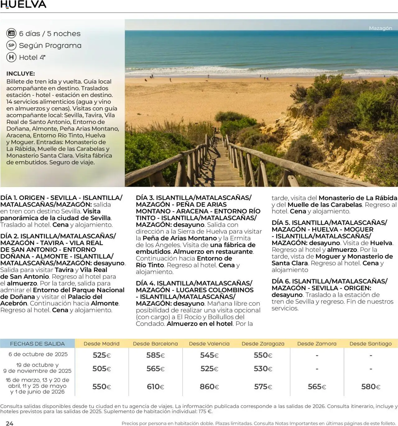 Viajes El Corte Inglés - Club de Vacaciones - Vacaciones Económicas Personalizado │ válido desde el 01/09/2025 | Página: 24 | Productos: Vino, Agua