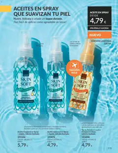 Vista previa Aceite Corporal en Spray + Jojoba. Edición limitada., Proporciona hidratación instantánea y suavidad duradera, dejando la piel con una sensación sedosa y suave válido desde el 01.05.2026 | Página: 173