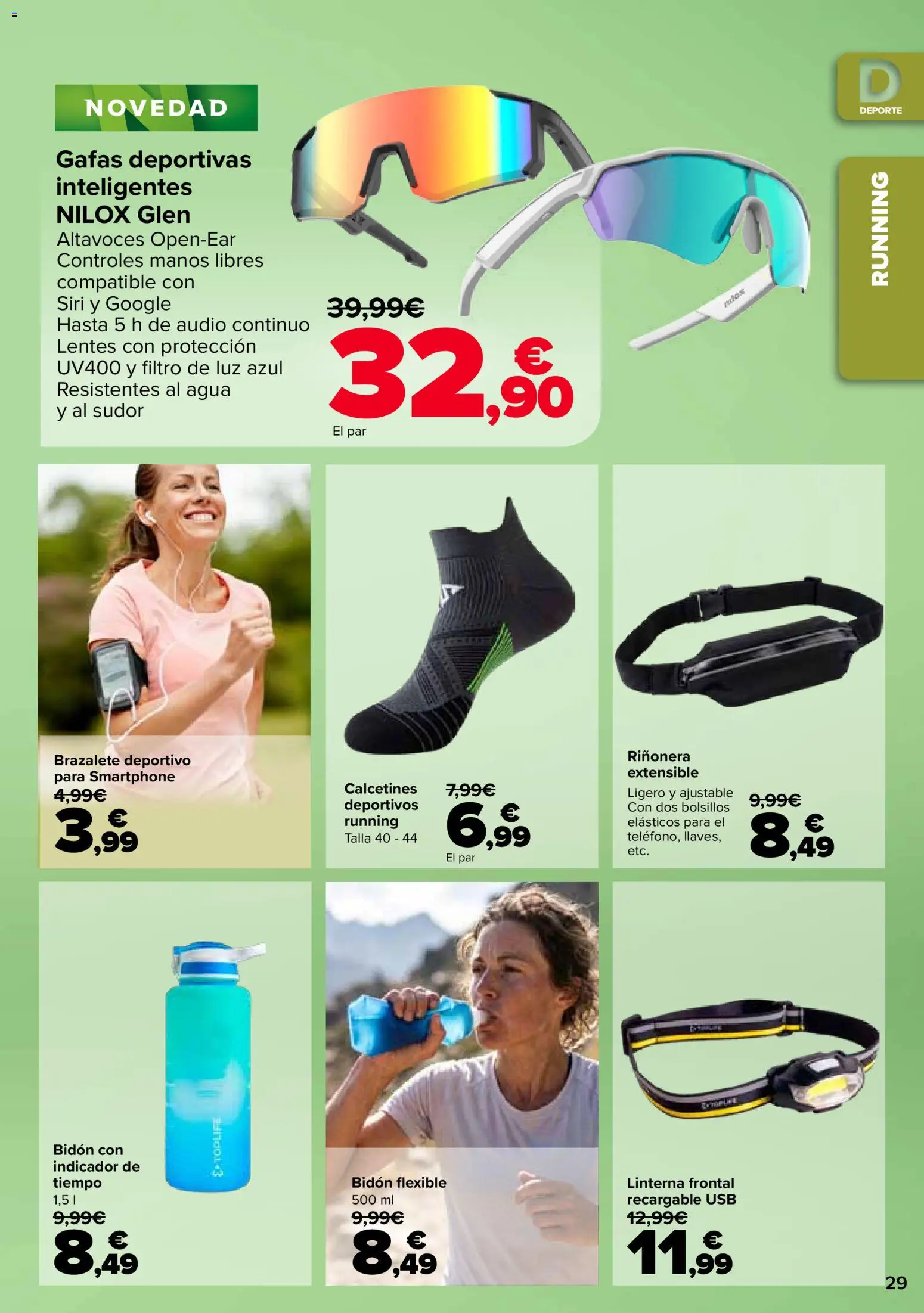 Carrefour Jeans │ válido desde el 27/08/2026 | Página: 29 | Productos: Altavoces, Gafas, Calcetines, Agua