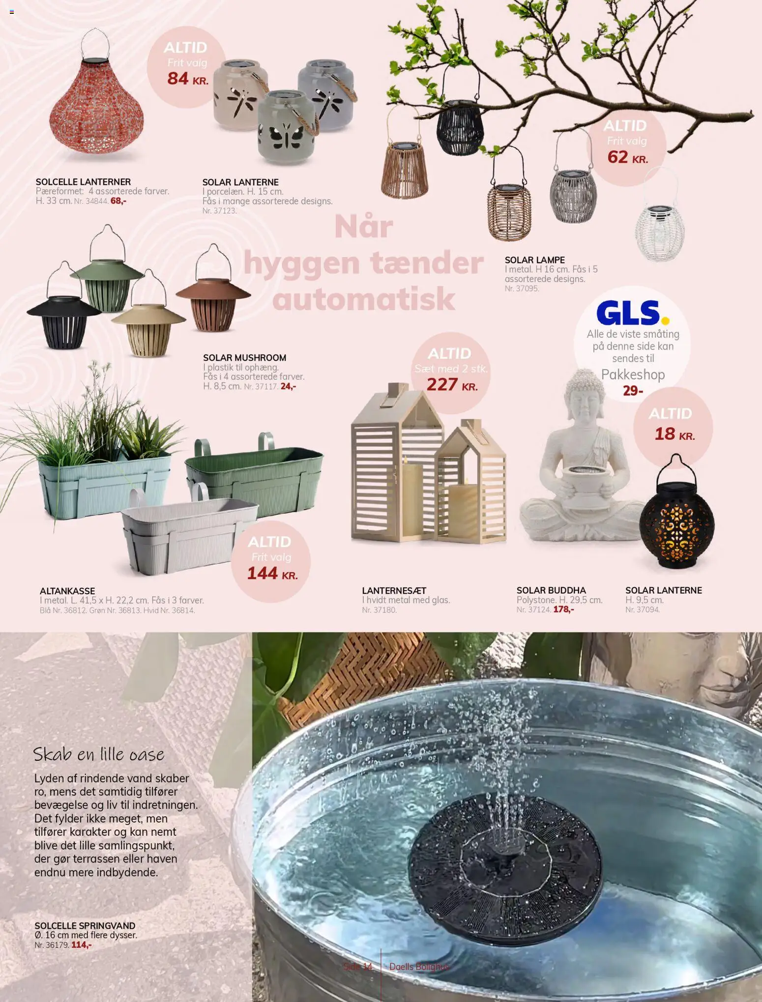 Daells Bolighus tilbudsavis – gyldig fra 25.03.2026 | Side: 14 | Produkter: Skab, Lampe