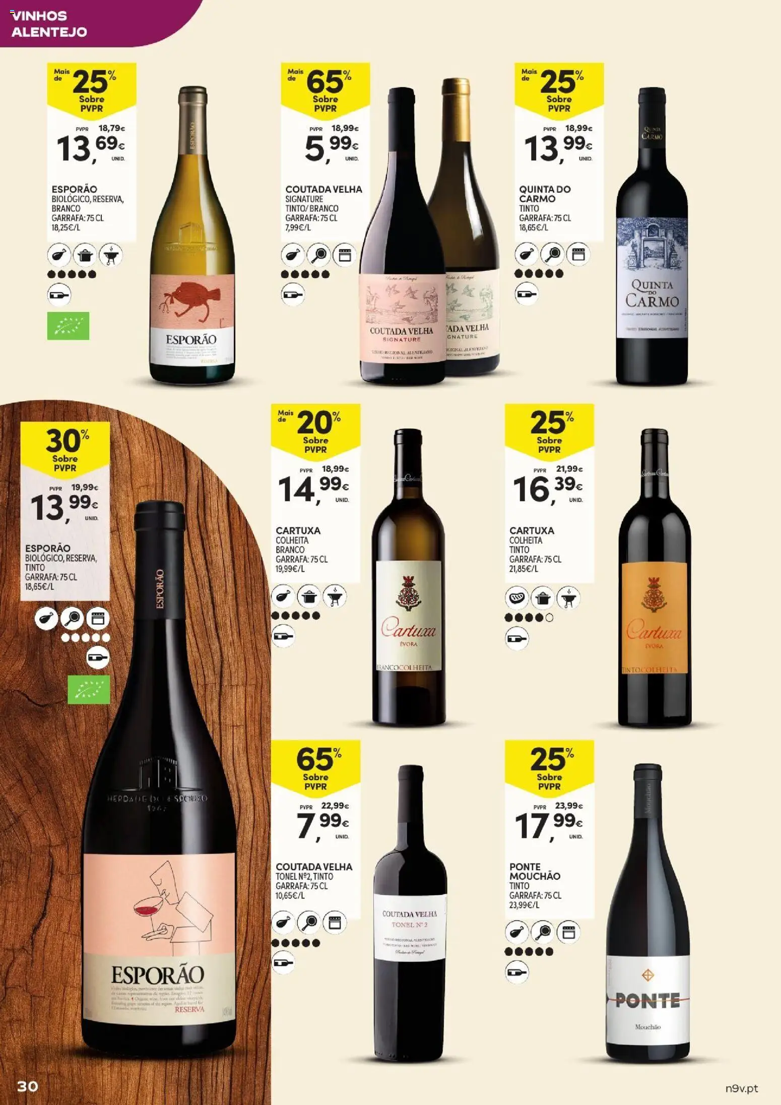 Continente Açores Vinhos, Enchidos e Queijos │ válido de 22/09/2026 | Página: 30 | Produtos: Vinho