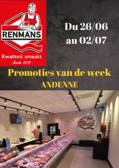 Renmans folder / publicité - Voorbeeld van een folder van Renmans, geldig van 26/06/2026
