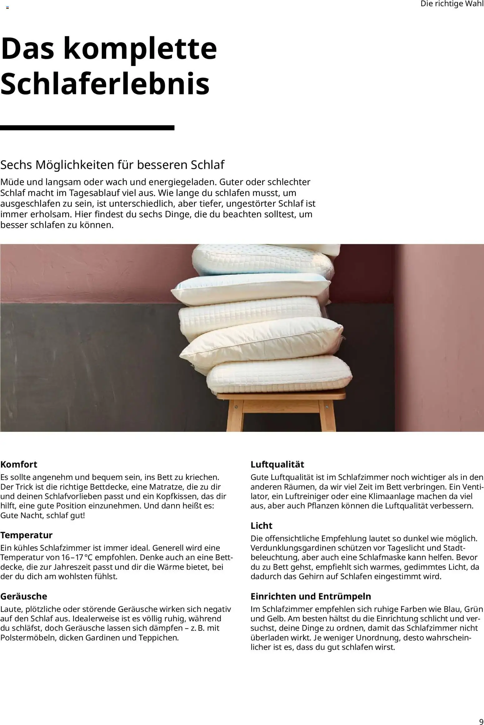 Ikea Prospekt Schlafkomfort – gültig ab 16.09.2026 | Seite: 9 | Produkte: Klimaanlage, Luftreiniger, Bett