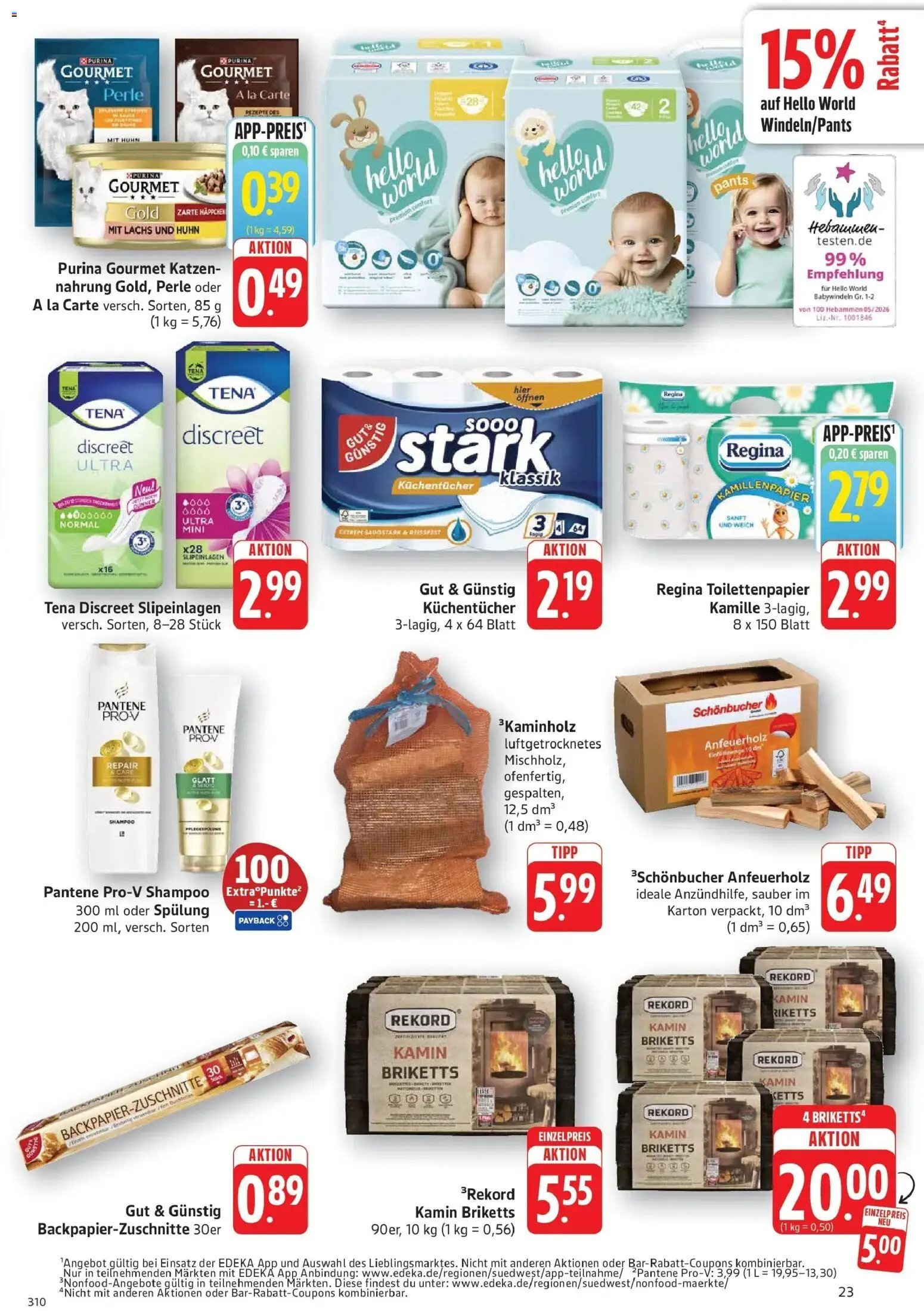 Edeka Prospekt Filderstadt-Bonlanden (ab 19.10.2026) » Angebote Online | Seite: 25 | Produkte: Kamin, Shampoo, Lachs, Toilettenpapier