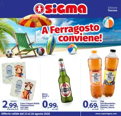 Anteprima del volantino SIGMA volantino Toscana valido a partire dal 13/08/2026