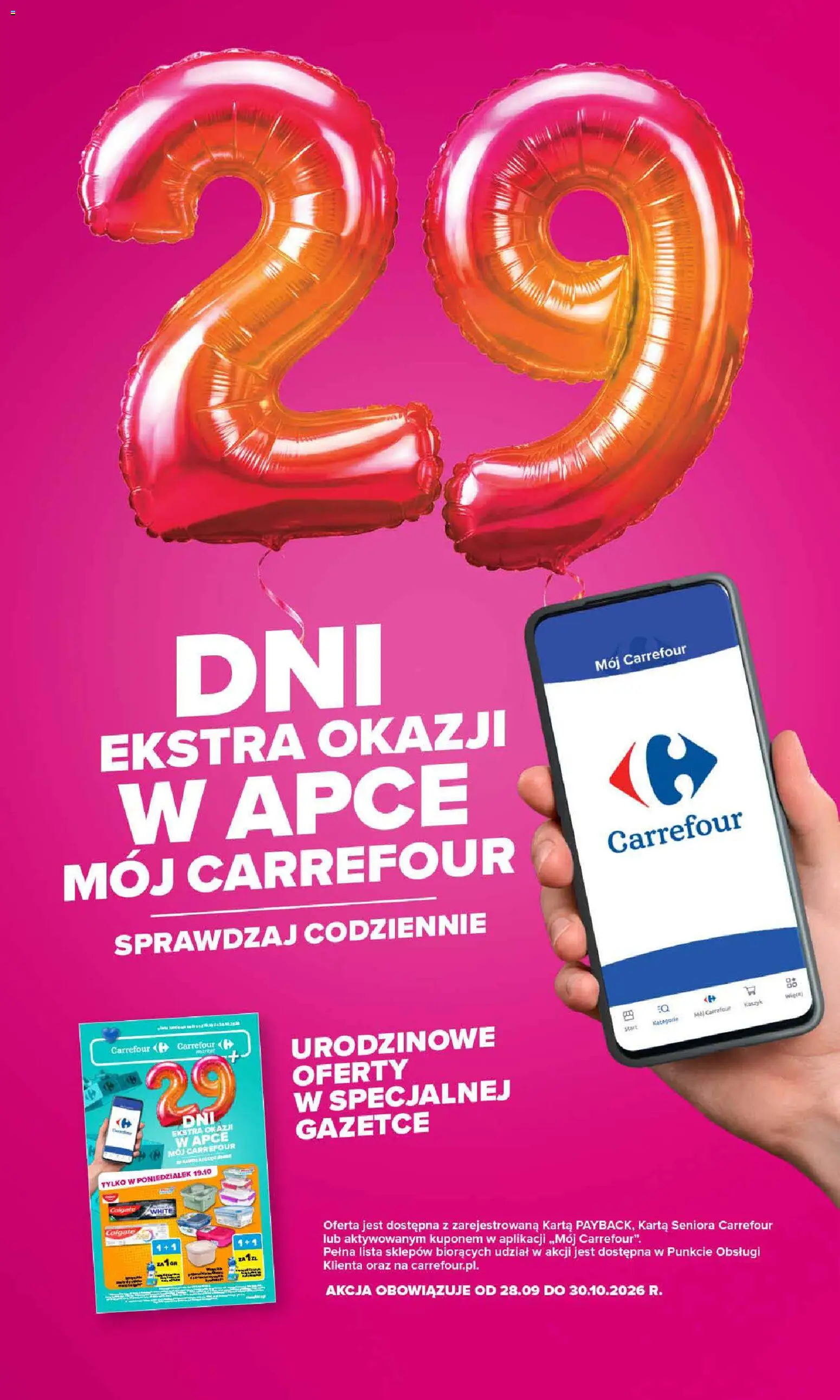 Carrefour gazetka - Same okazje od 19.10.2026 | Strona: 20 | Produkty: Karta