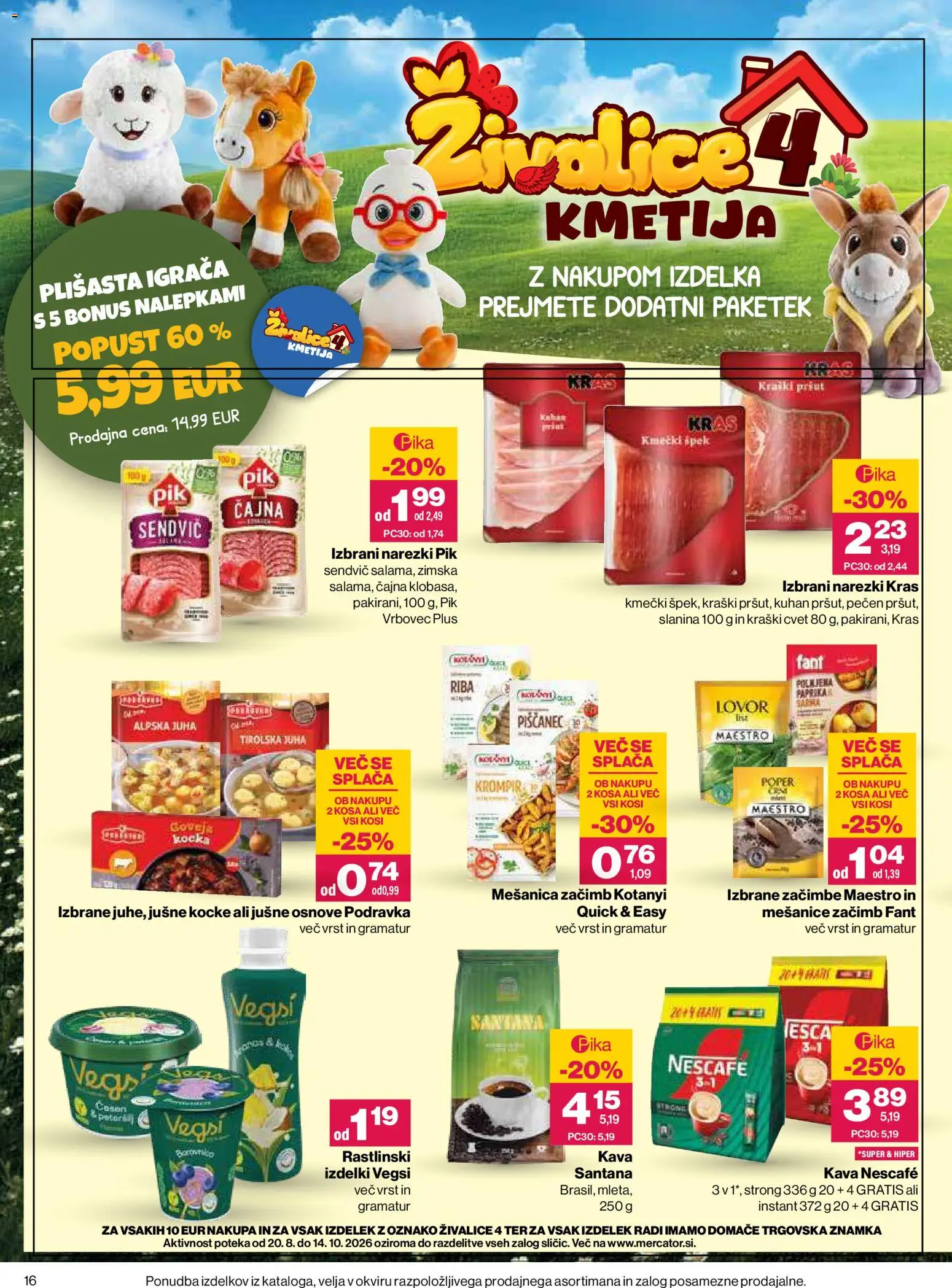 Novi Mercator katalog ponudbe – veljaven od 01.10.2026 | Stran: 16