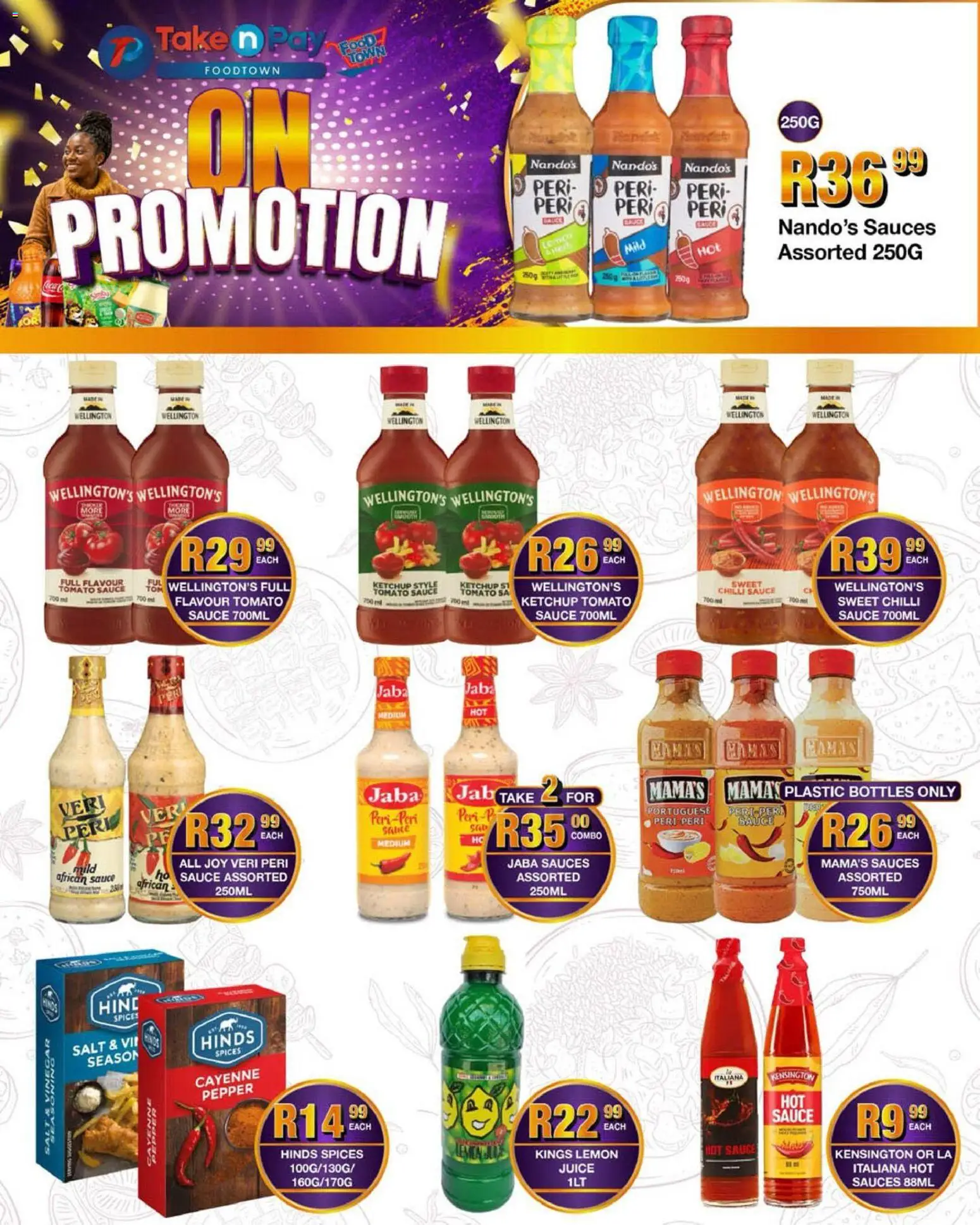 New Take n Pay catalogue – valid from 04.05.2026 | Page: 13 | Products: Sauces, Sauce, Pepper, Chilli