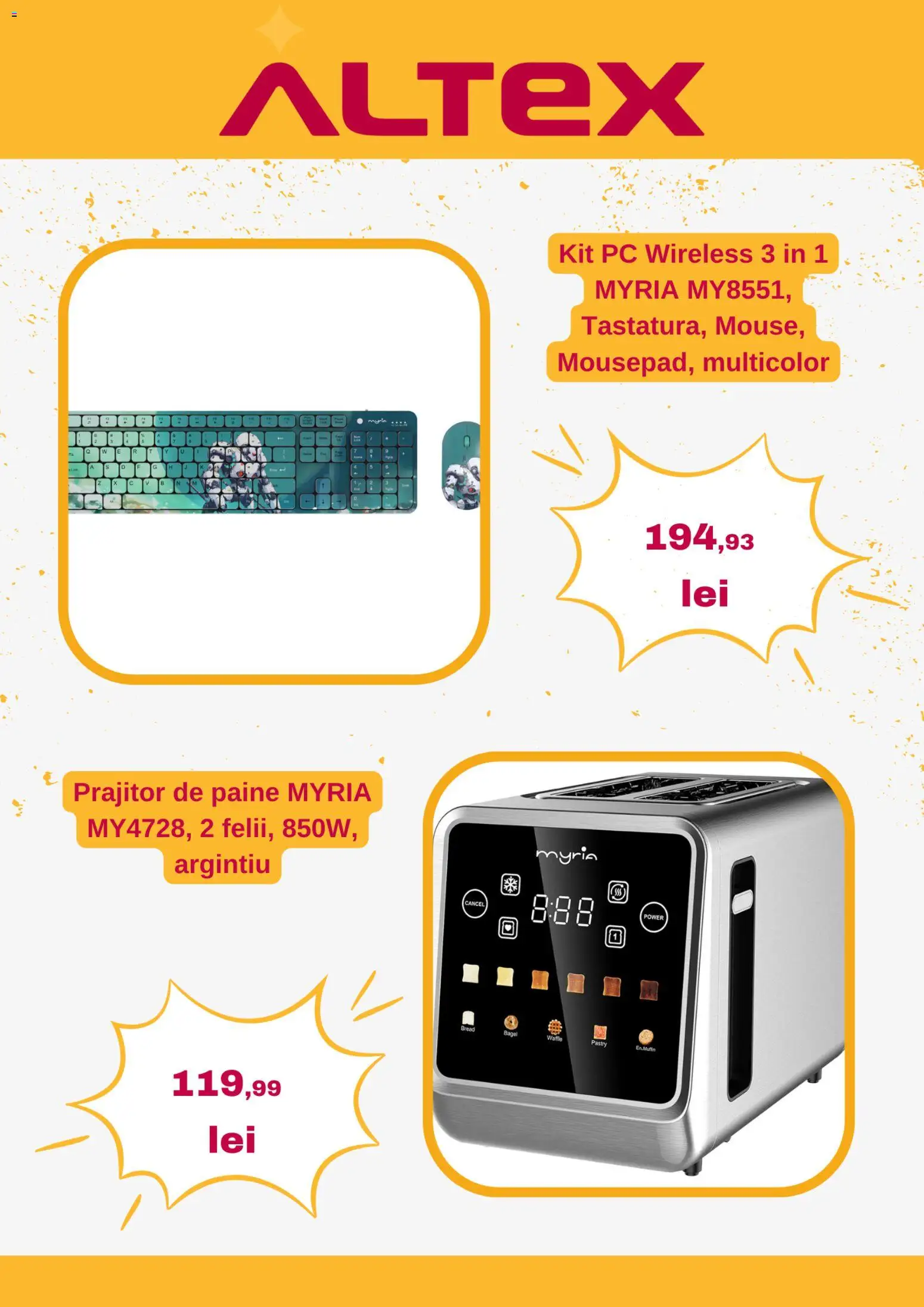 Noul catalog Altex – valabil de la 27.08.2026 | Pagină: 4 | Produse: Pc, Pâine, Prăjitor de pâine, Power