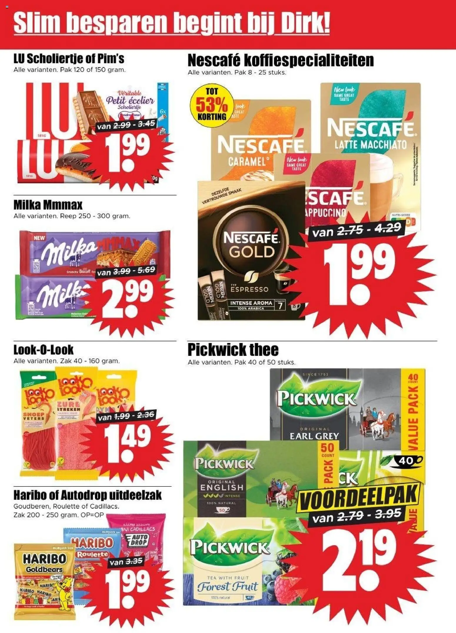 {H1} | Pagina: 18 | Producten: Thee, Zak, Fruit, Nescafe