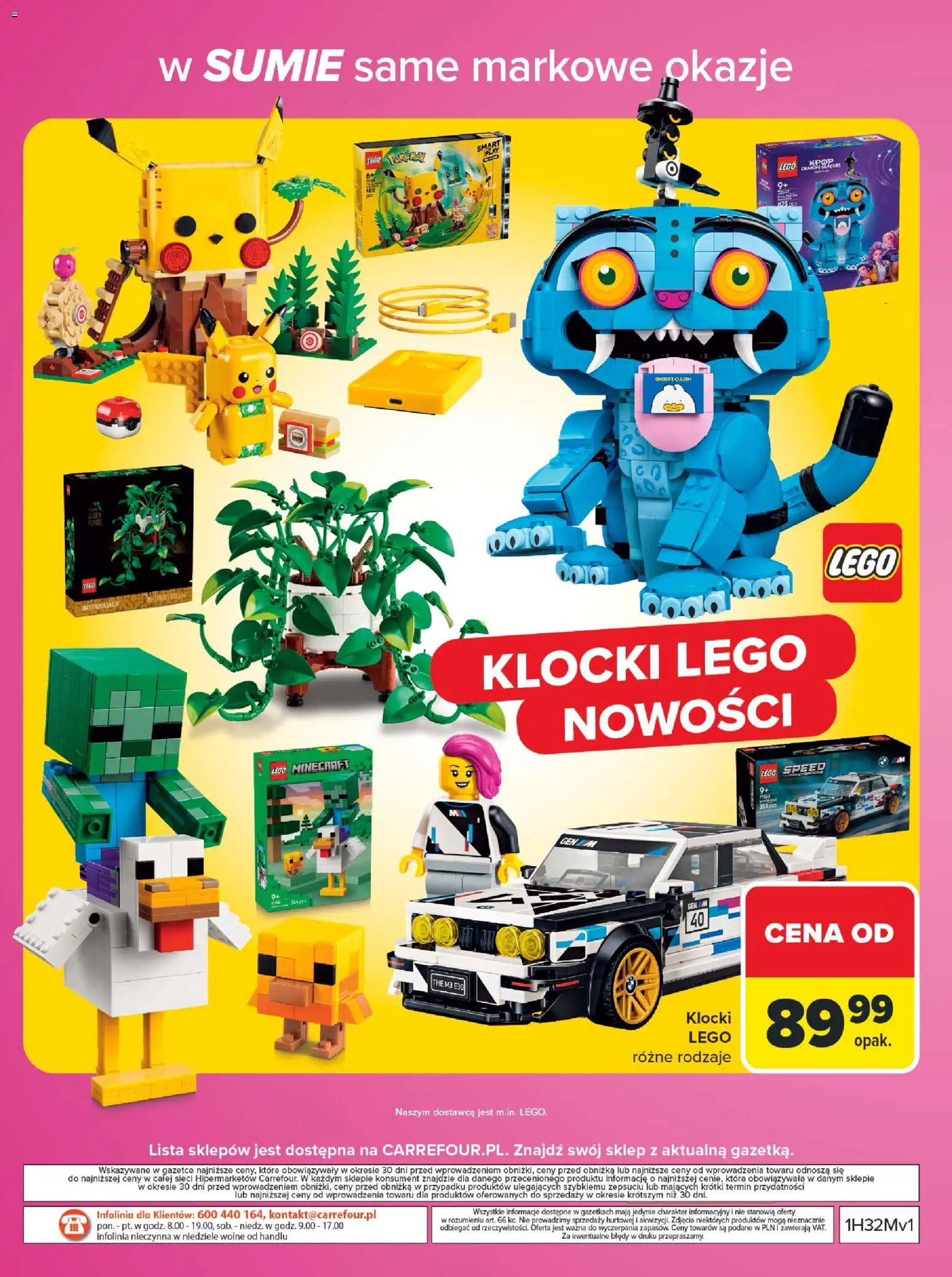 Carrefour gazetka - Same markowe okazje od 03.08.2026 | Strona: 54 | Produkty: Lego, Klocki Lego