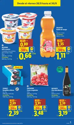 Vista previa FRESHONA Fresas congeladas, 750 g válido desde el 24/08/2026 | Página: 25