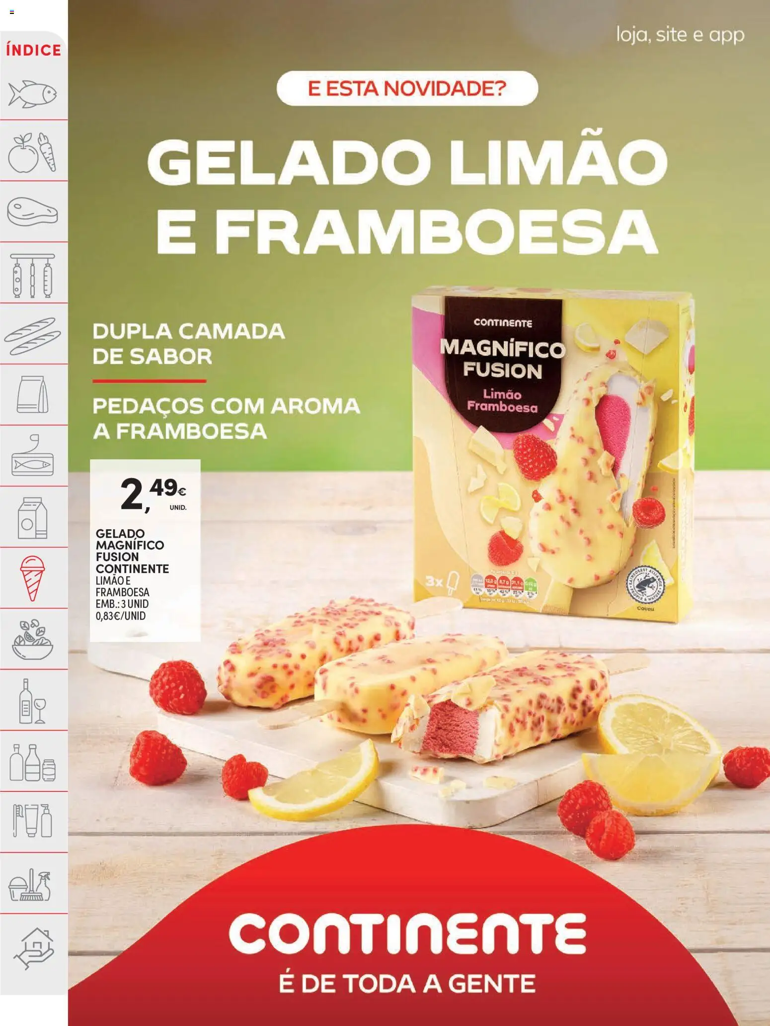 Continente folheto │ válido de 23/06/2026 | Página: 34 | Produtos: Gelado