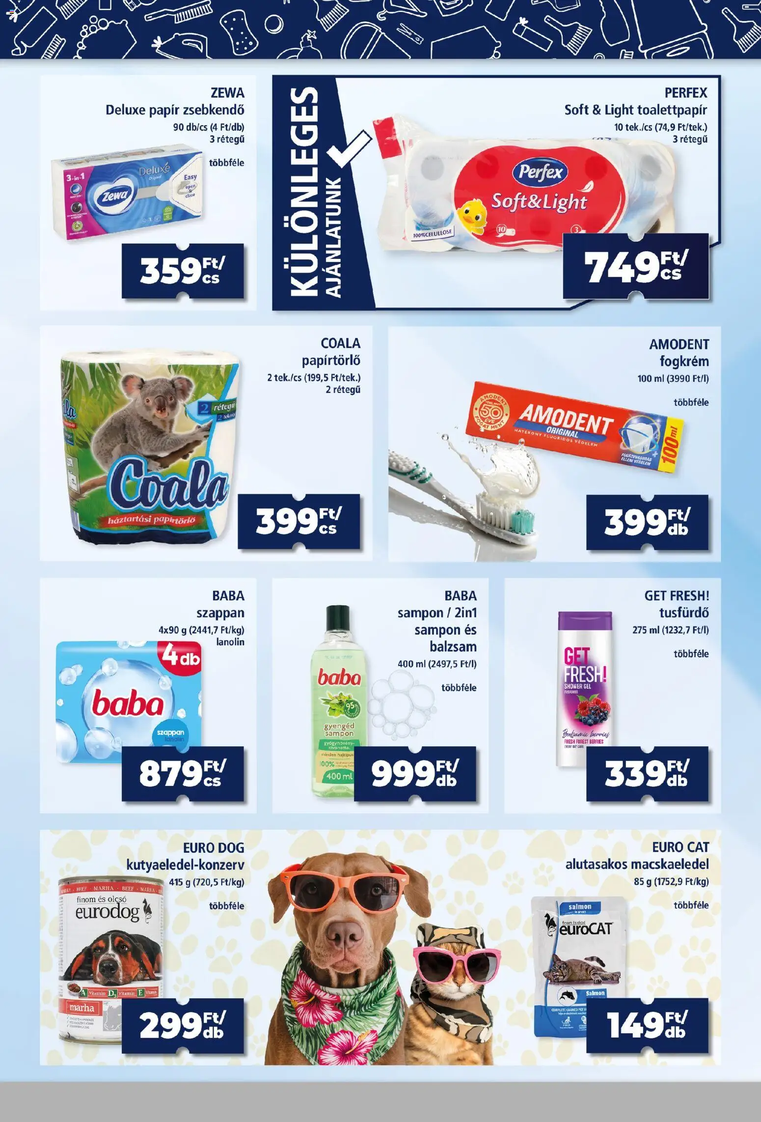 Goods Market akciós ujság - amely érvényes a következő dátumtól: 2026.07.16. | Oldal: 3 | Termékek: Macskaeledel, Sampon, Szappan, Tusfürdő