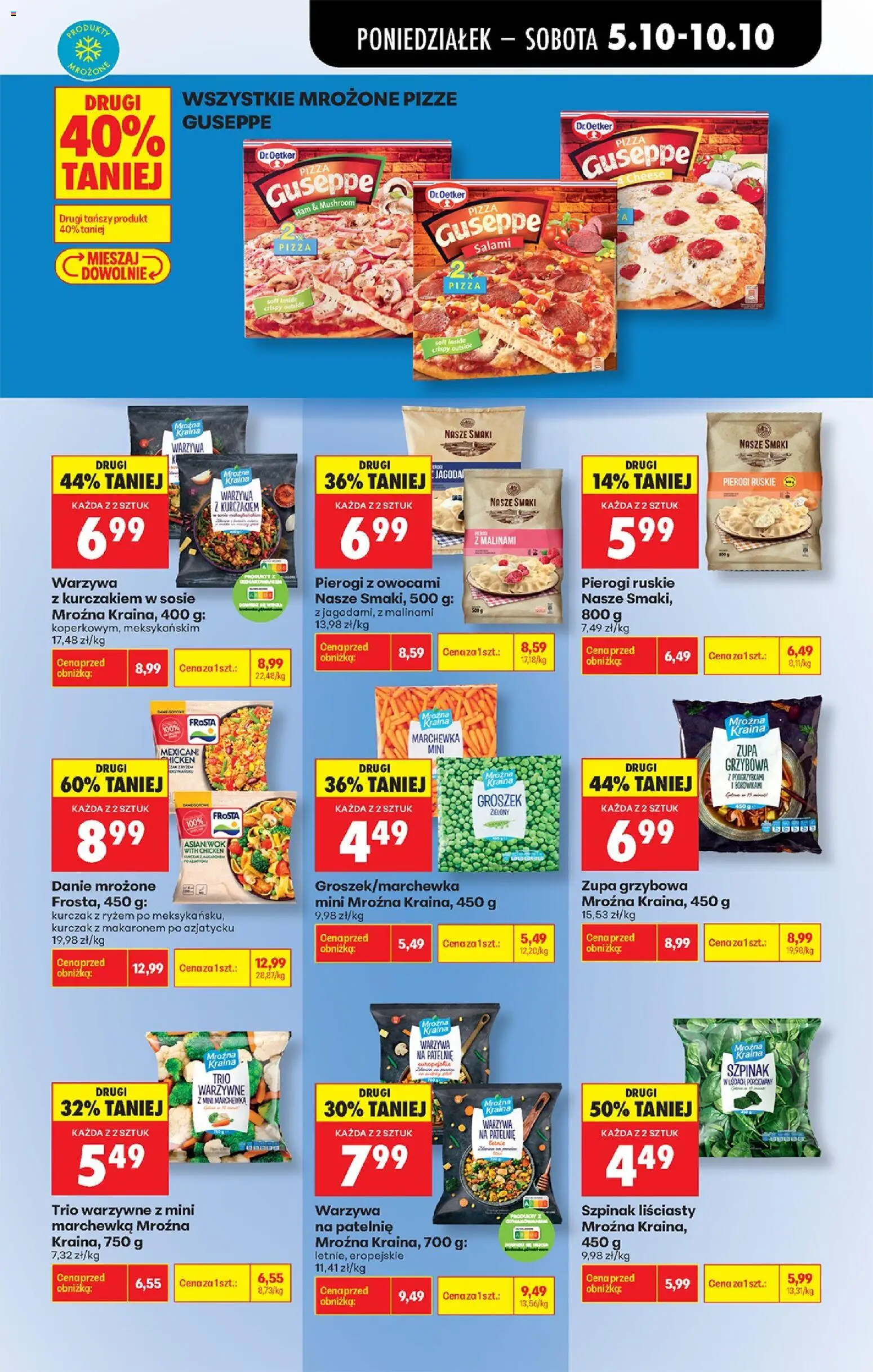 Biedronka Polsko leták - Codziennie niskie ceny od 05.10.2026 | Strana: 55 | Produkty: Pizza