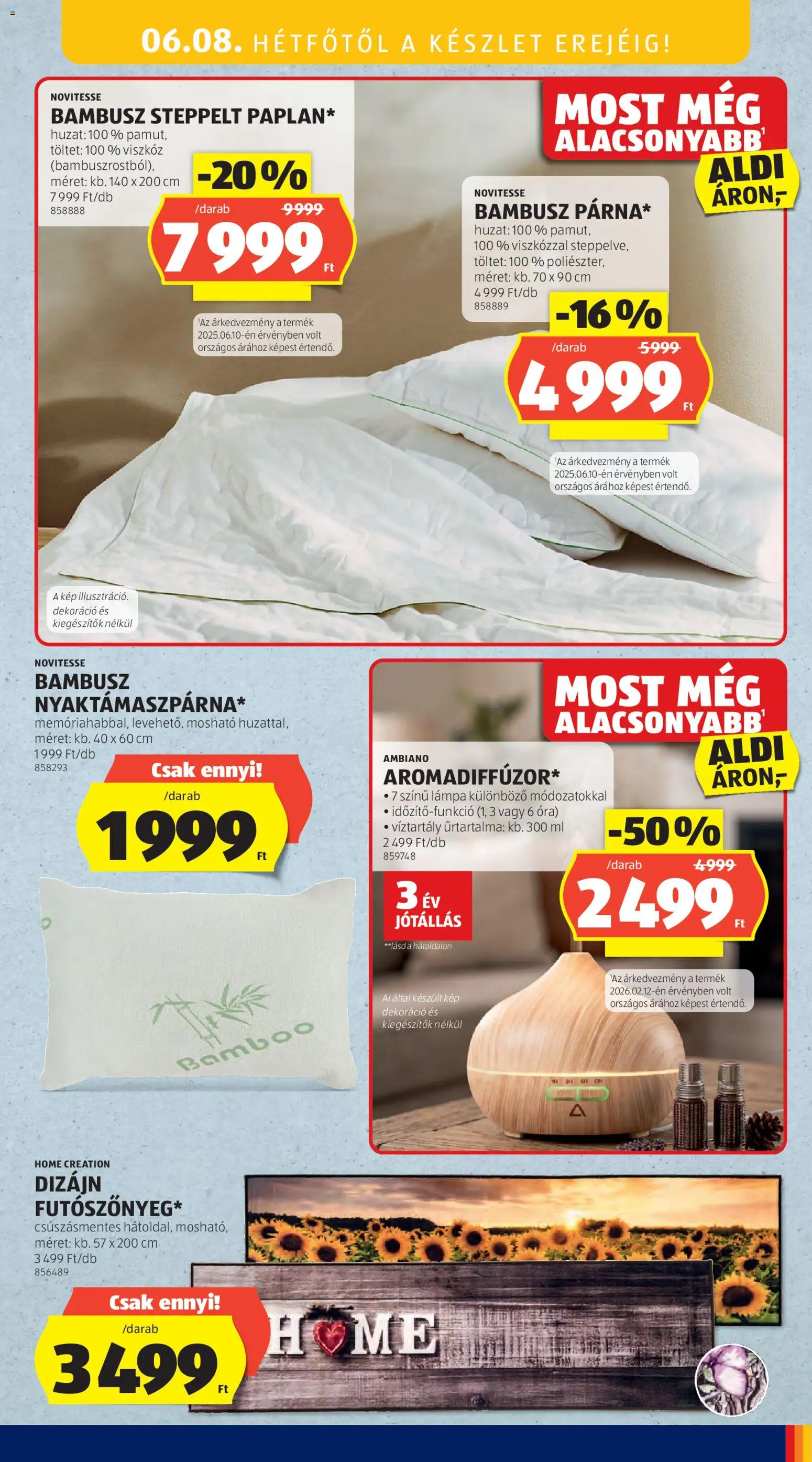 Aldi akciós ujság - amely érvényes a következő dátumtól: 04.06.2026 | Oldal: 17 | Termékek: Lámpa, Óra, Dekoráció