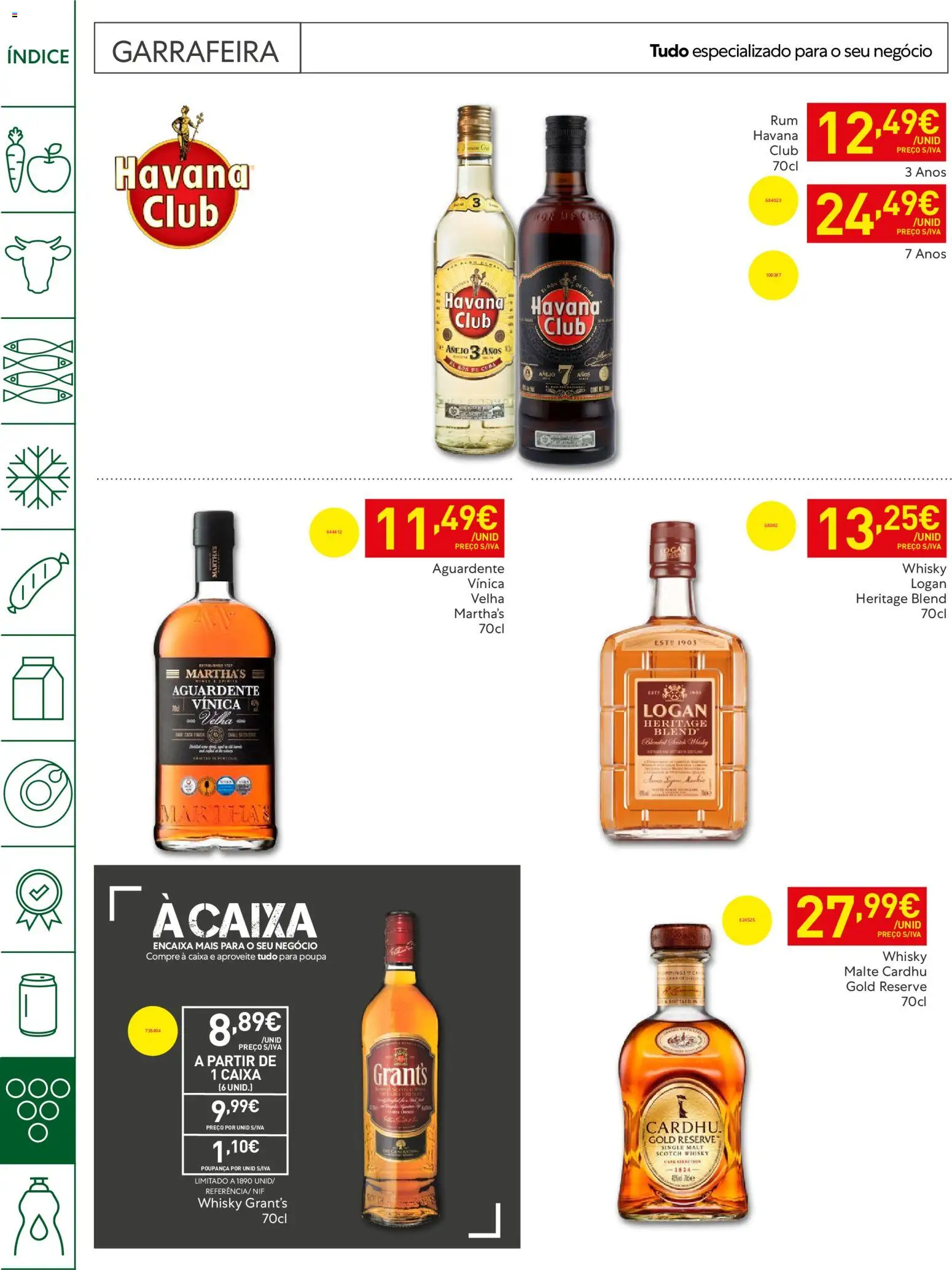 Recheio Horeca │ válido de 19.05.2026 | Página: 36 | Produtos: Whisky, Caixa