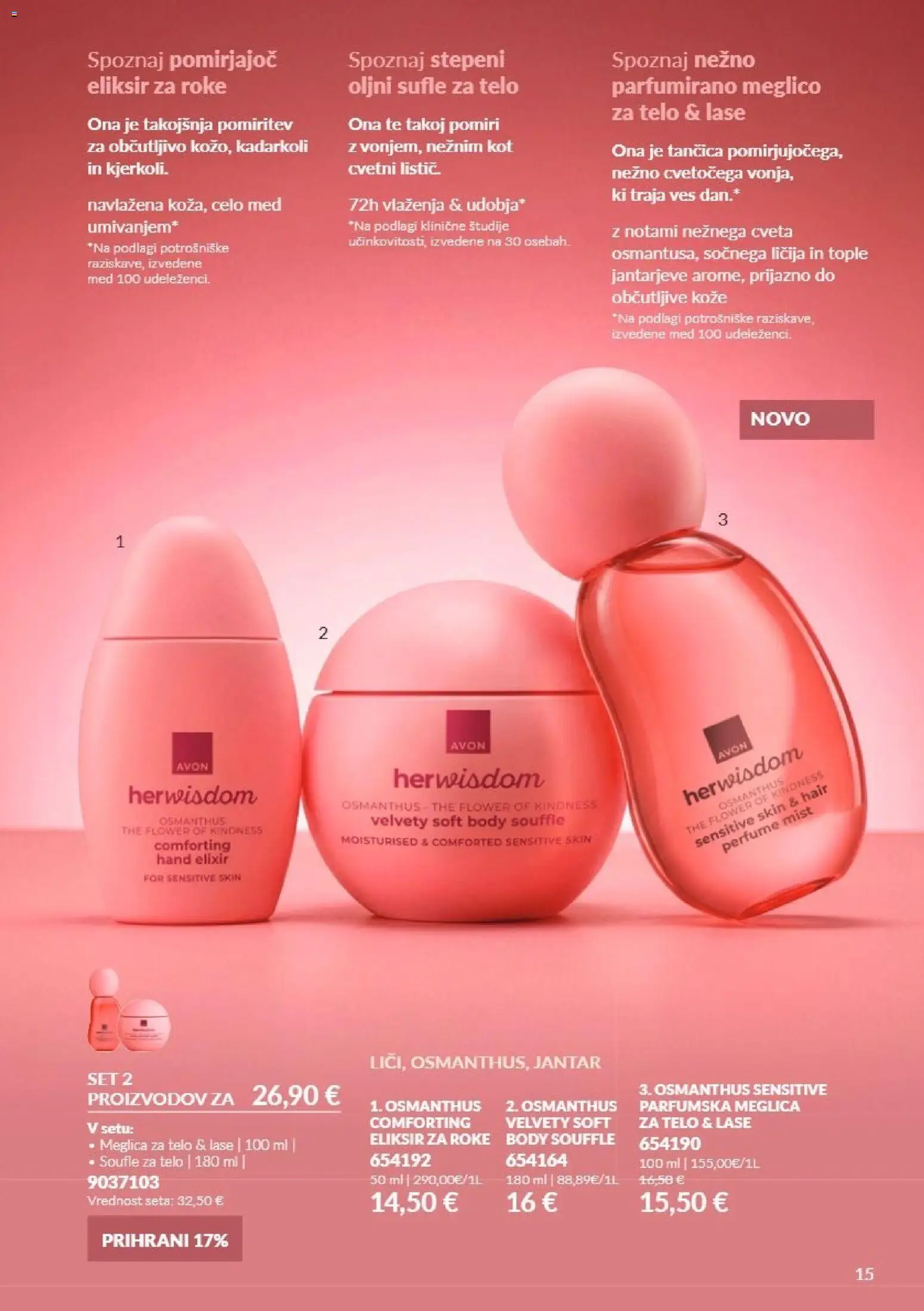 Novi Avon katalog ponudbe – veljaven od 01.10.2026 | Stran: 15 | Izdelki: Med