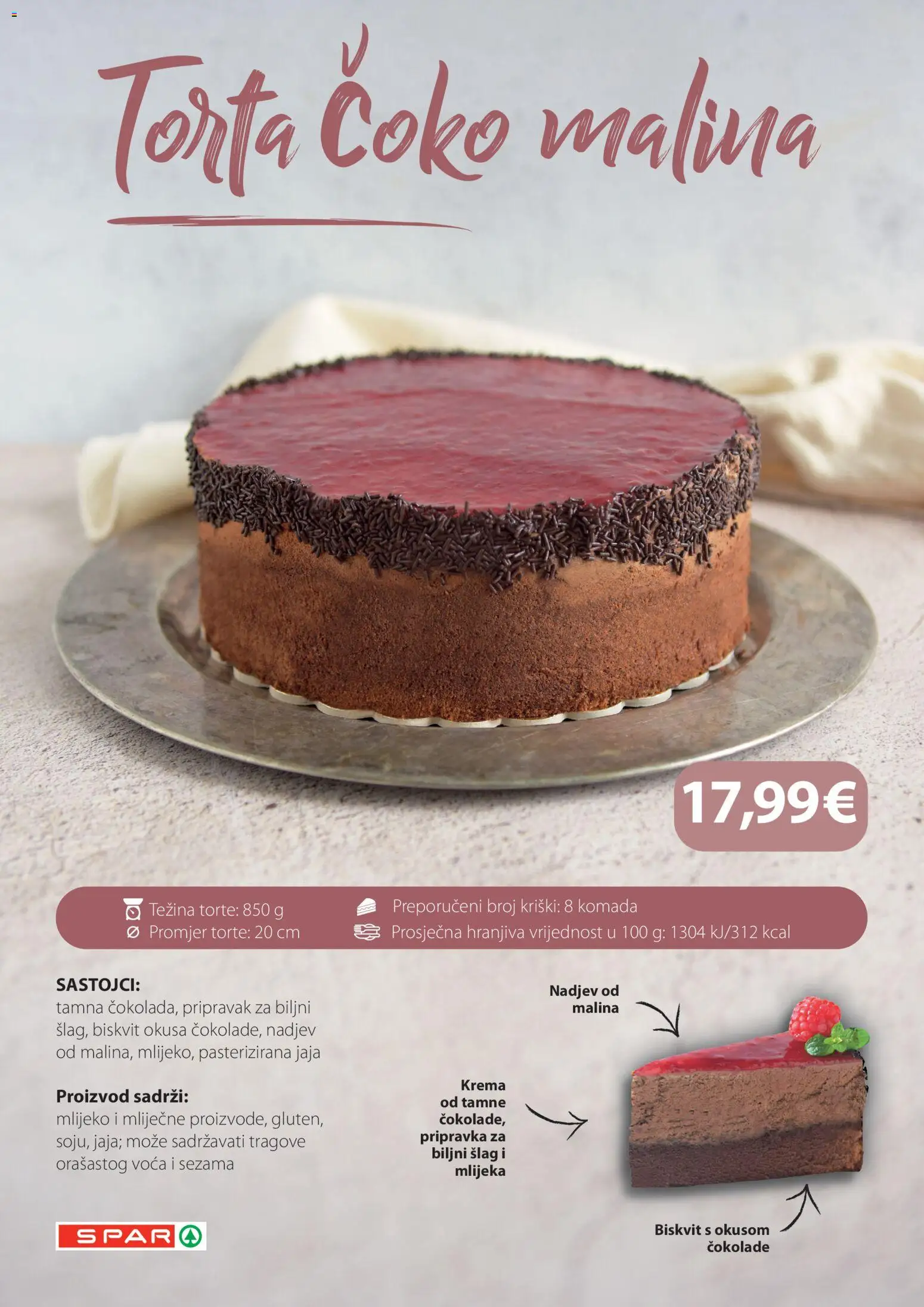 Spar katalog | vrijedi od 05.06.2026 | Stranica: 6 | Proizvodi: Mlijeko, Krema, Šlag, Torta