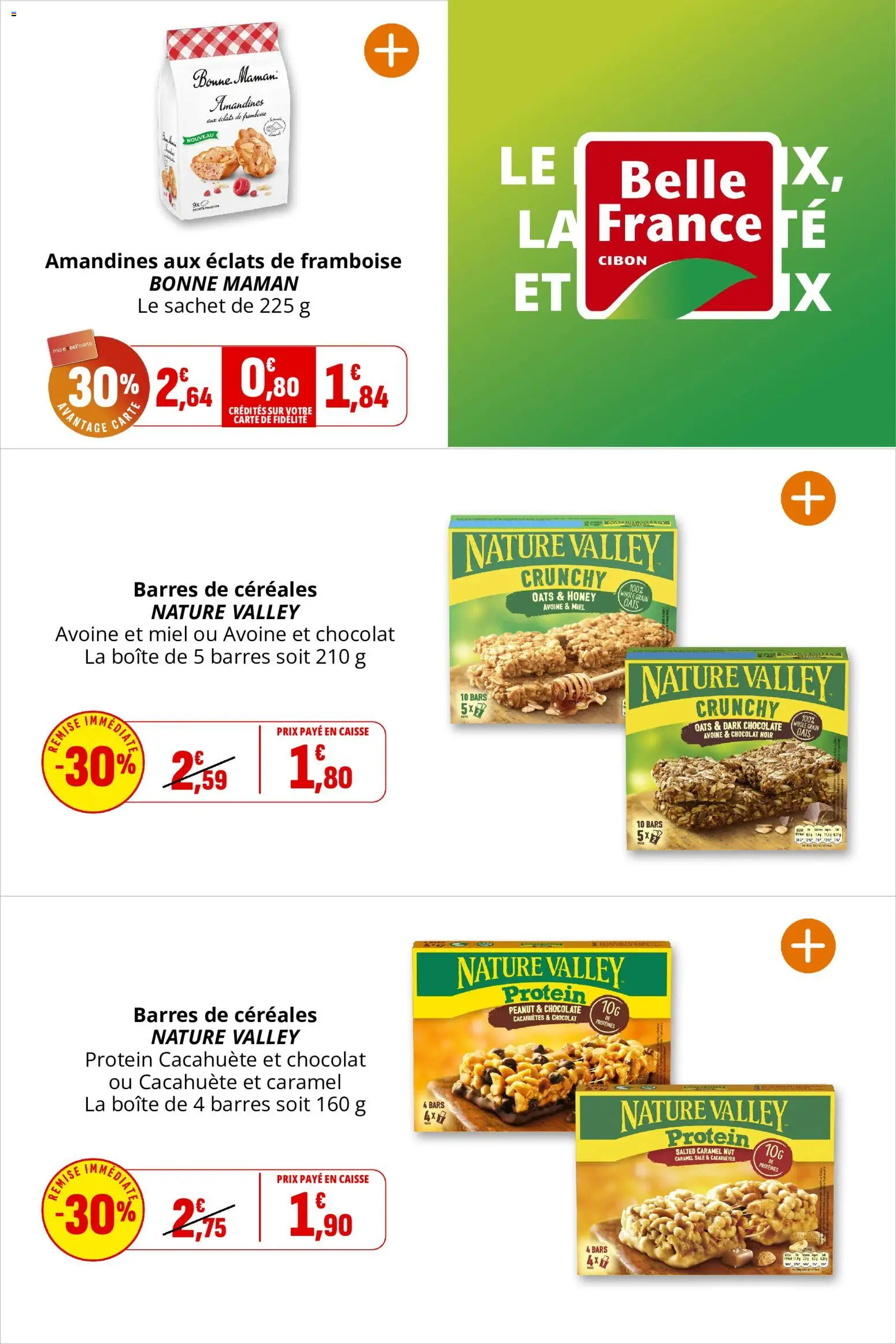 {H1} | Page: 25 | Produits: Chocolat noir, Cacahuètes, Chocolat, Bonne Maman