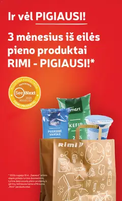 Rimi leidinys galioja nuo 2026.09.29 | Puslapis: 18 | Prekių: Varškė, Pieno produktai