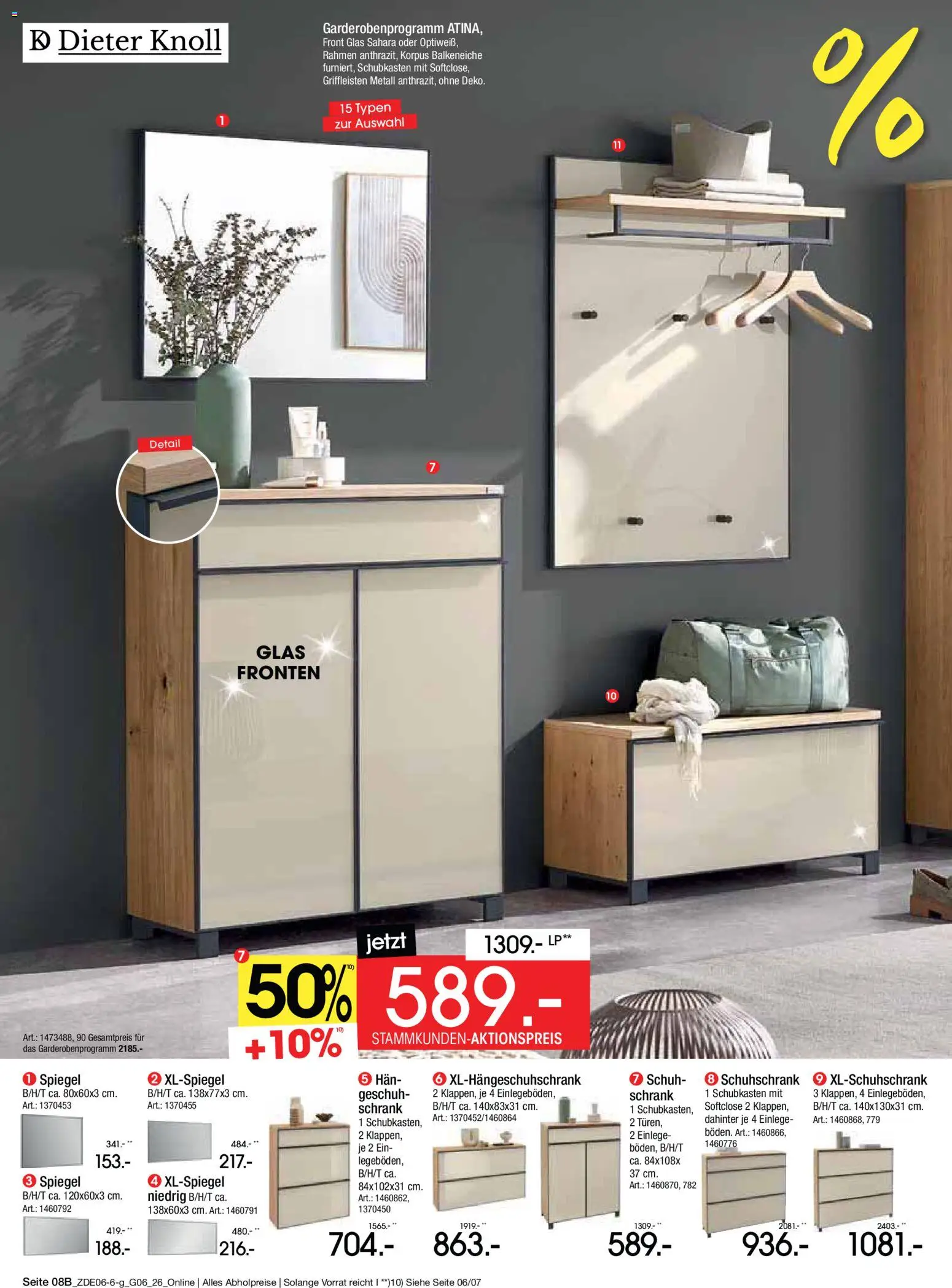 Zurbrüggen Mega Sparpreise – gültig ab 08.06.2026 | Seite: 12 | Produkte: Schrank, Spiegel