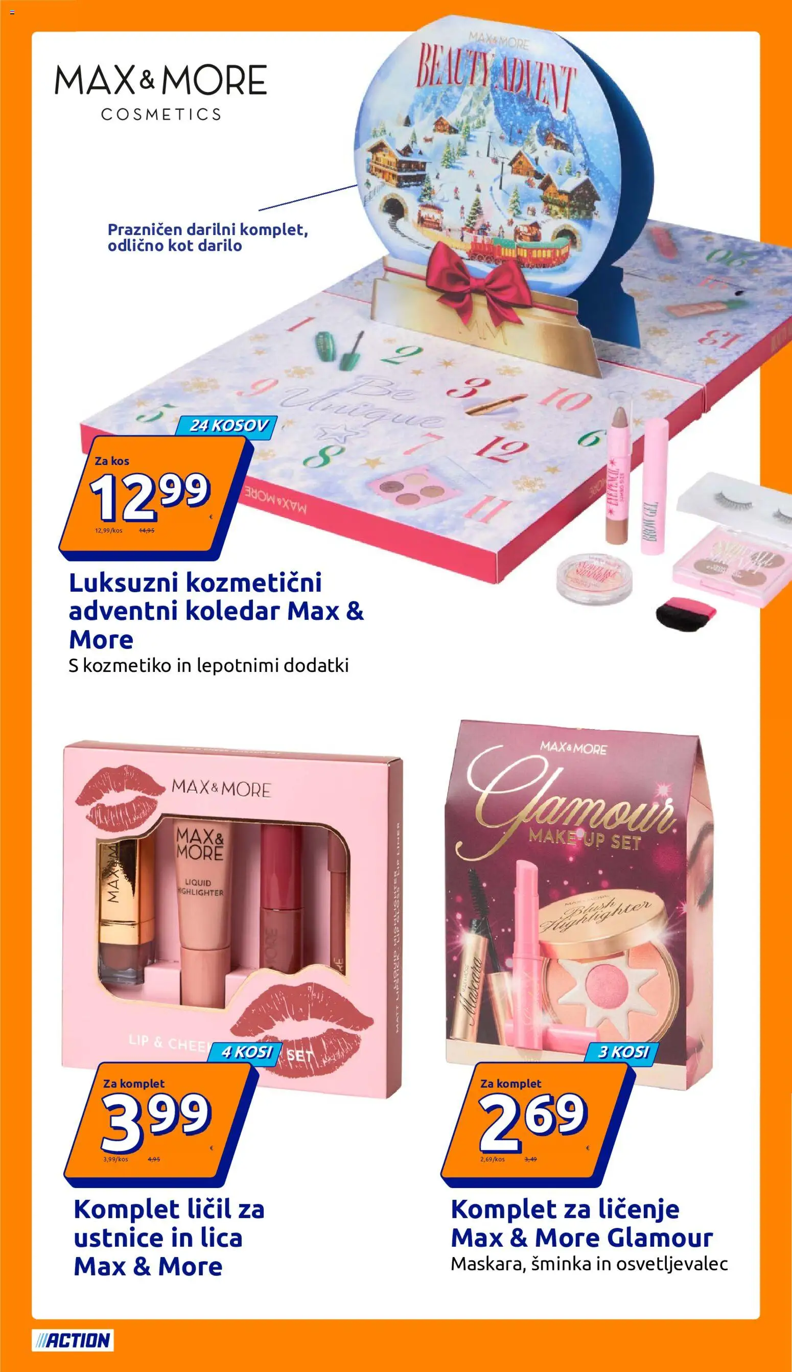 Novi Action katalog ponudbe – veljaven od 21.10.2026 | Stran: 23 | Izdelki: Adventni koledar, Kos