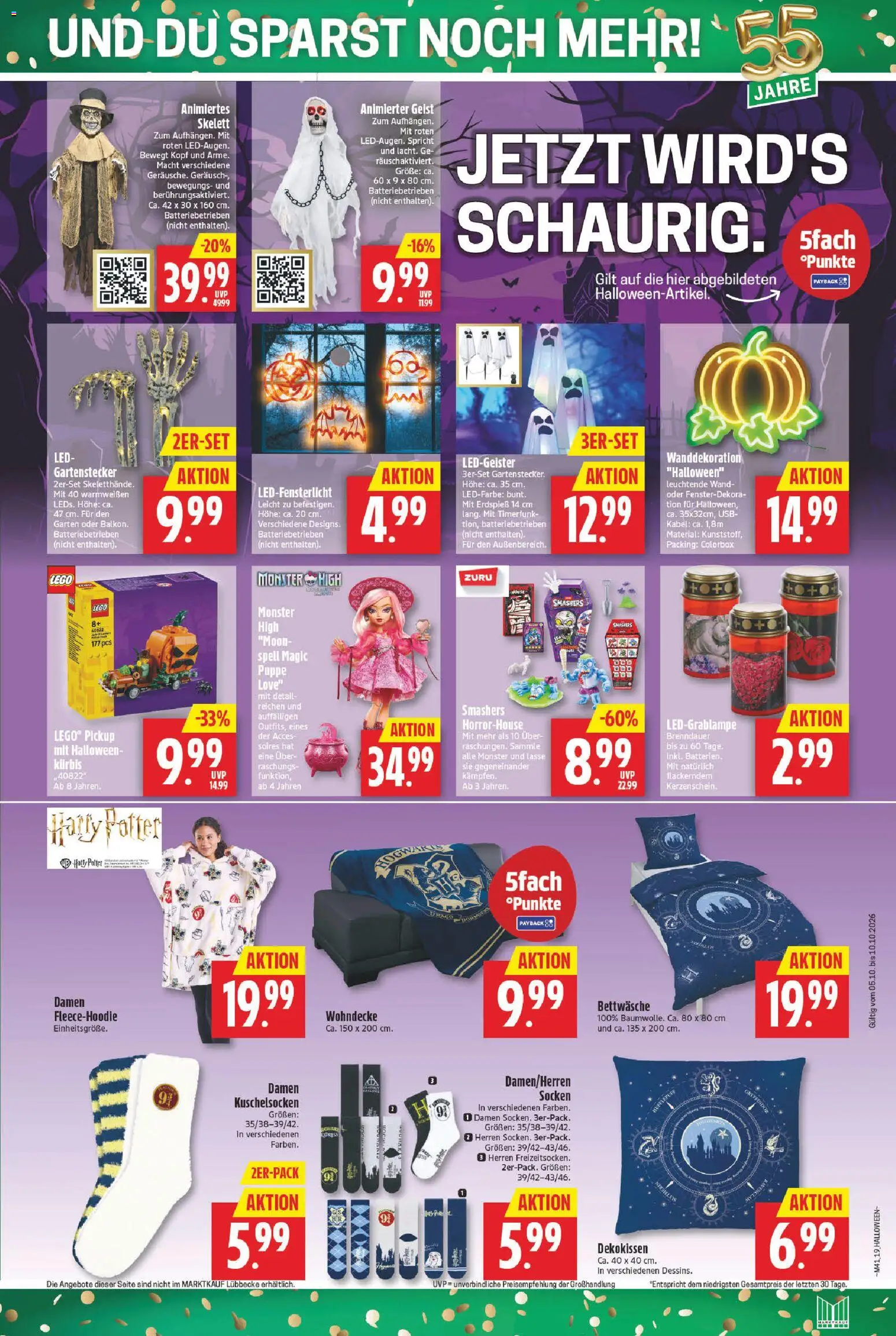 Marktkauf Prospekt – gültig ab 05.10.2026 | Seite: 19 | Produkte: Kabel, Puppe, Bettwäsche, Monster