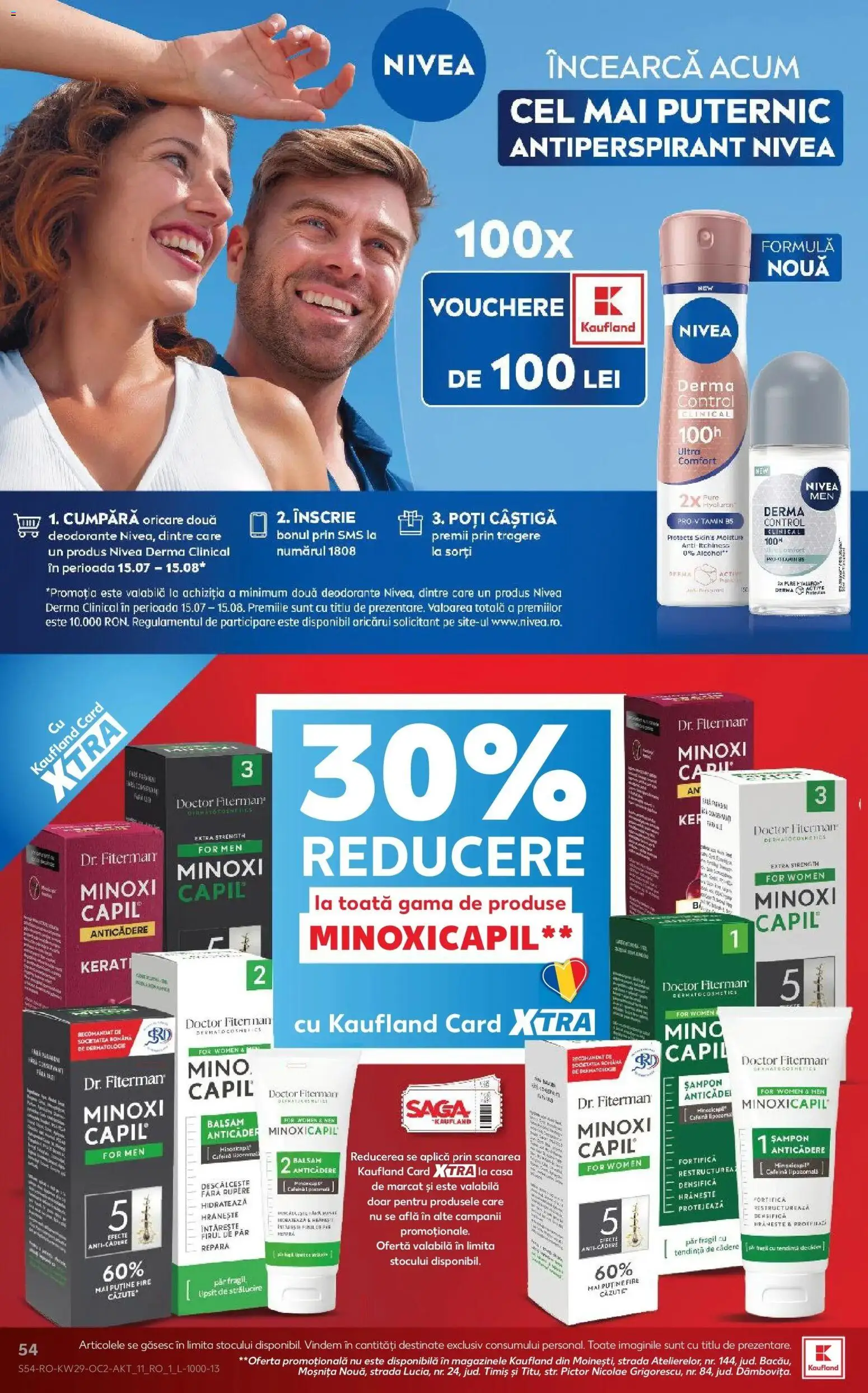 Noul catalog Kaufland – valabil de la 15.07.2026 | Pagină: 54 | Produse: Aplică, Active, Șampon, Antiperspirant