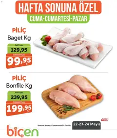 22.05.2026 tarihinden itibaren geçerli olan Biçen Market kataloğu önizlemesi