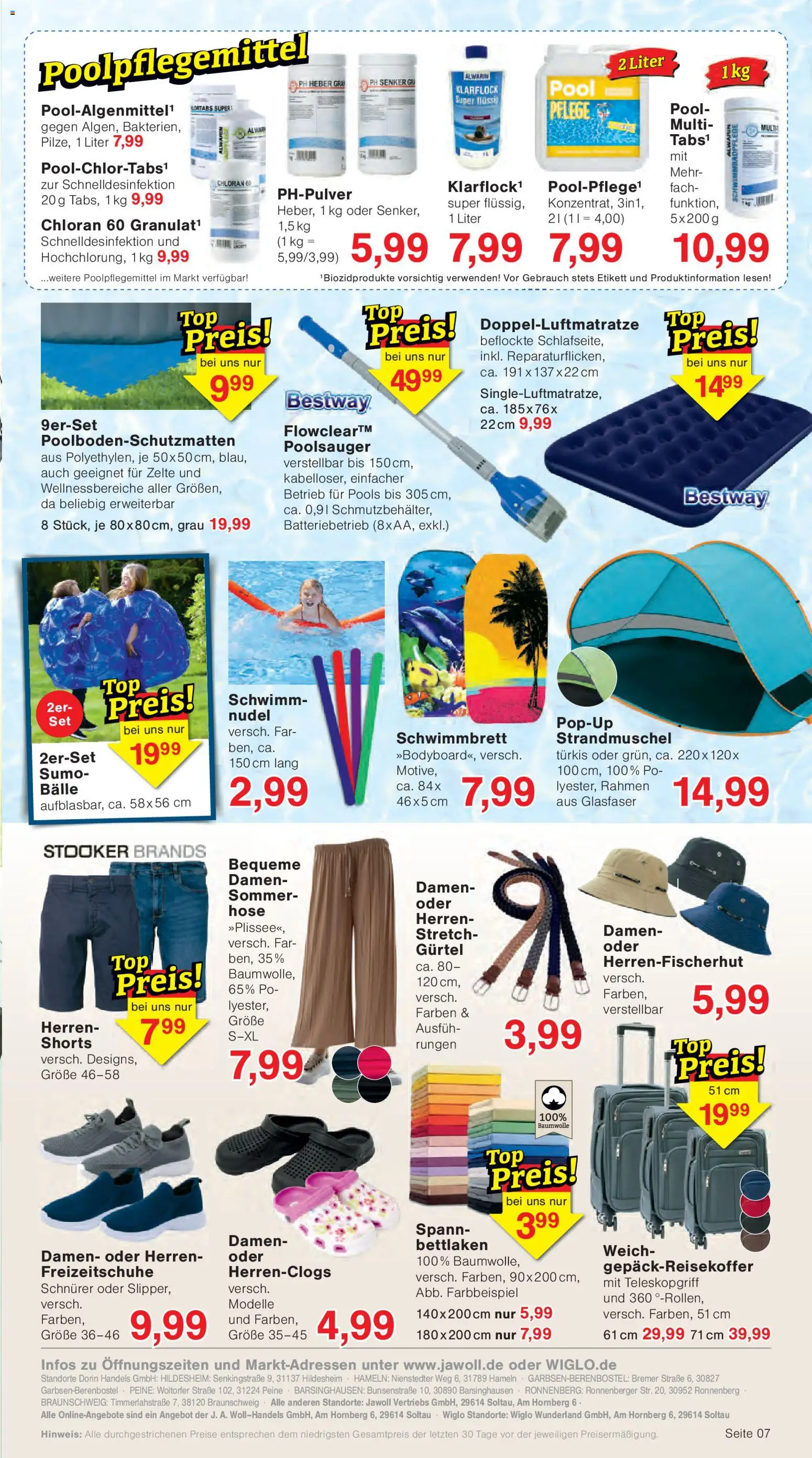 Wiglo Wunderland Prospekt – gültig ab 06.07.2026 | Seite: 7 | Produkte: Hose, Gürtel