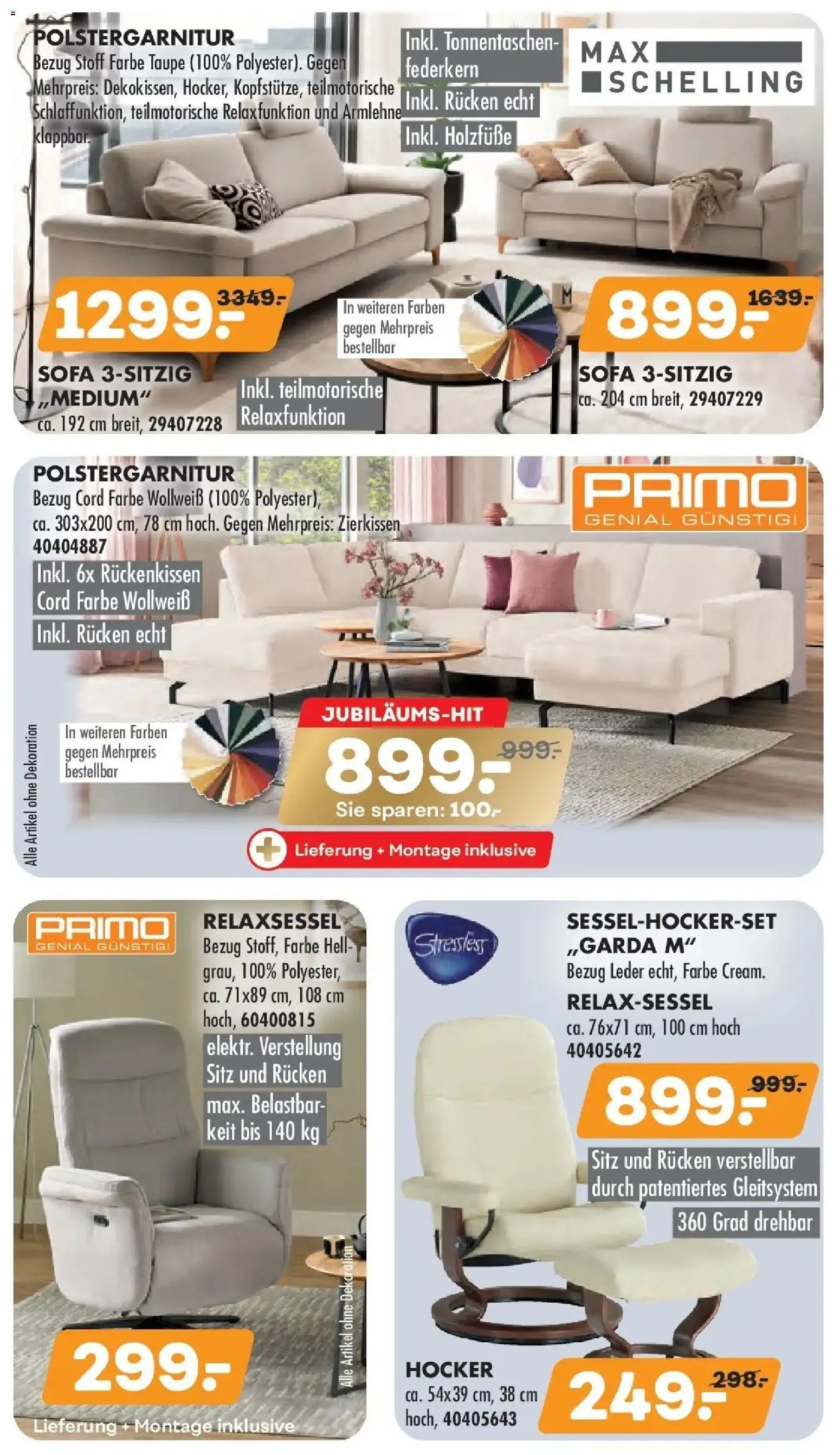 Möbel Kraft Prospekt 	 – gültig ab 11.03.2026 | Seite: 2 | Produkte: Hocker, Relaxsessel, Sofa