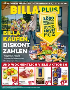 Billa Plus Flugblatt - Amstetten-Niederösterreich ab 01.10.2026 gültig