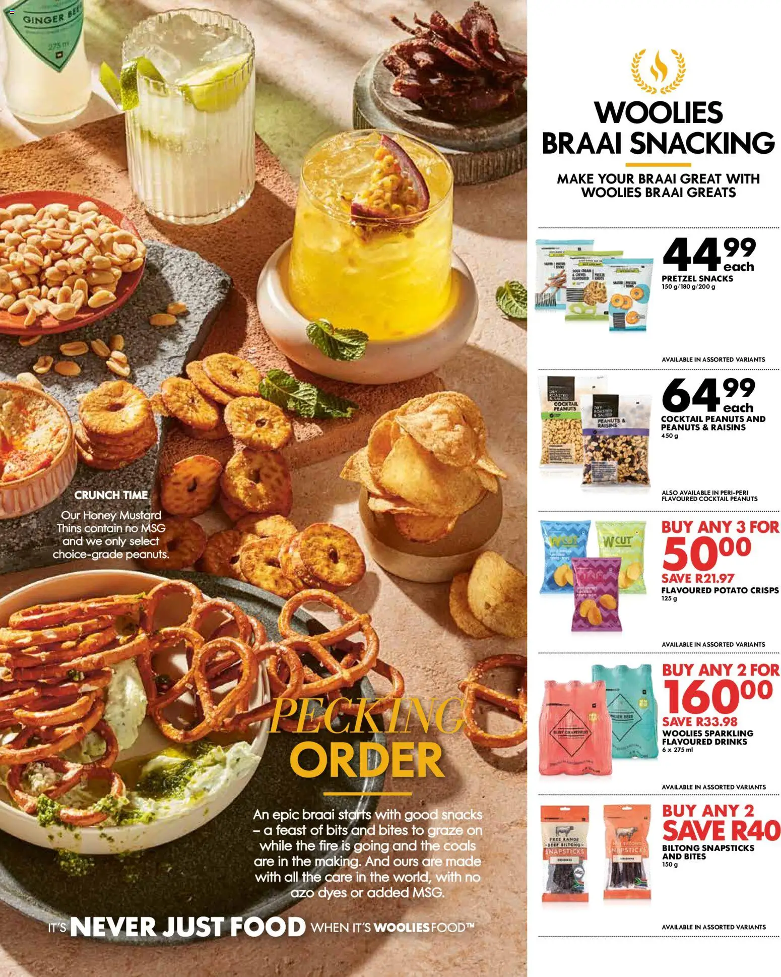 New Woolworths catalogue – valid from 26/10/2026 | Page: 6 | Products: Beef, Snacks, Mustard, Raisins