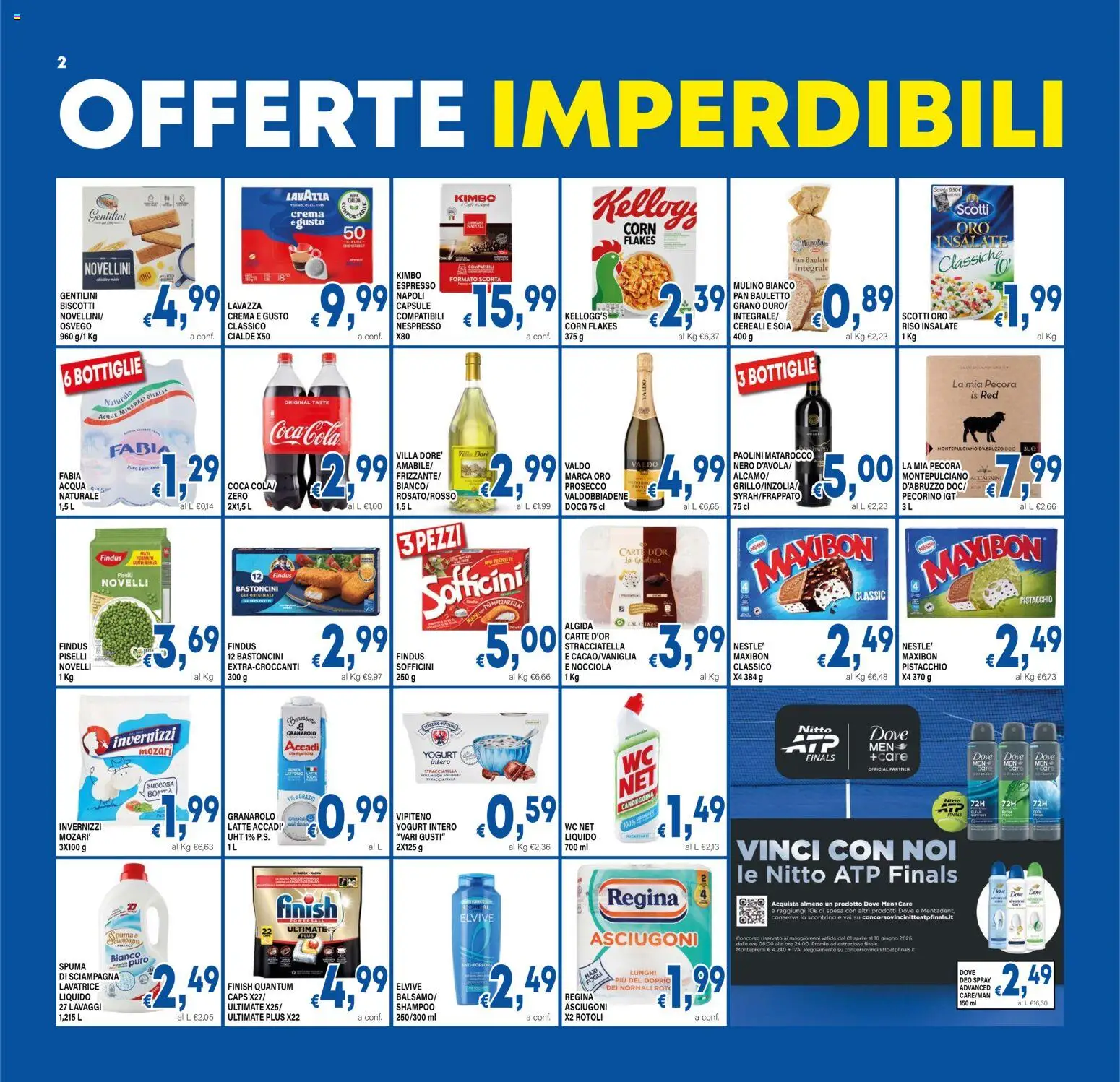 Volantino DEM del 20.05.2026 | Pagina: 2 | Prodotti: Biscotti, Lavatrice, Stracciatella, WC