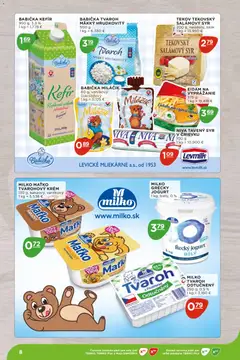 Terno leták platný od 07.09.2026 | Strana: 8 | Produkty: Syr, Jogurt, Tvaroh, Kefír