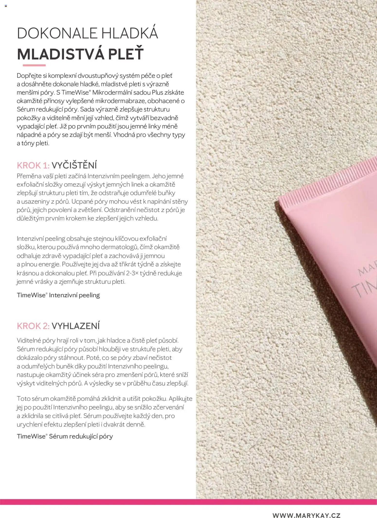 Mary Kay katalog - Průvodce péčí o pleť od 03.08.2026 | Strana: 57 | Produkty: Sérum, Peeling