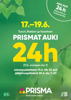 Prisma-mainoslehti voimassa 17.06.2026 alkaen