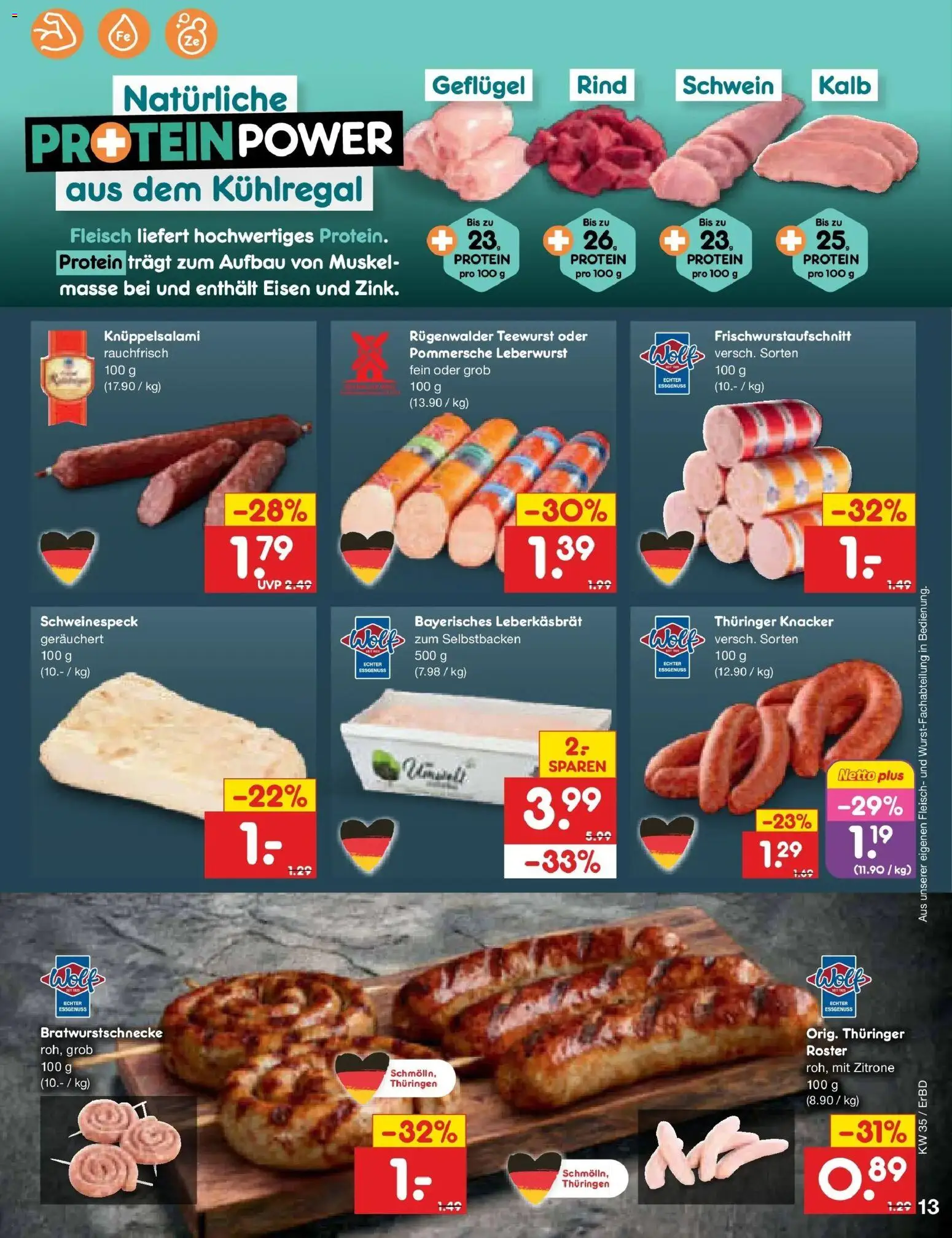 Netto Marken-Discount Prospekt Weimar – gültig ab 24.08.2026 | Seite: 19 | Produkte: Zitrone, Fleisch
