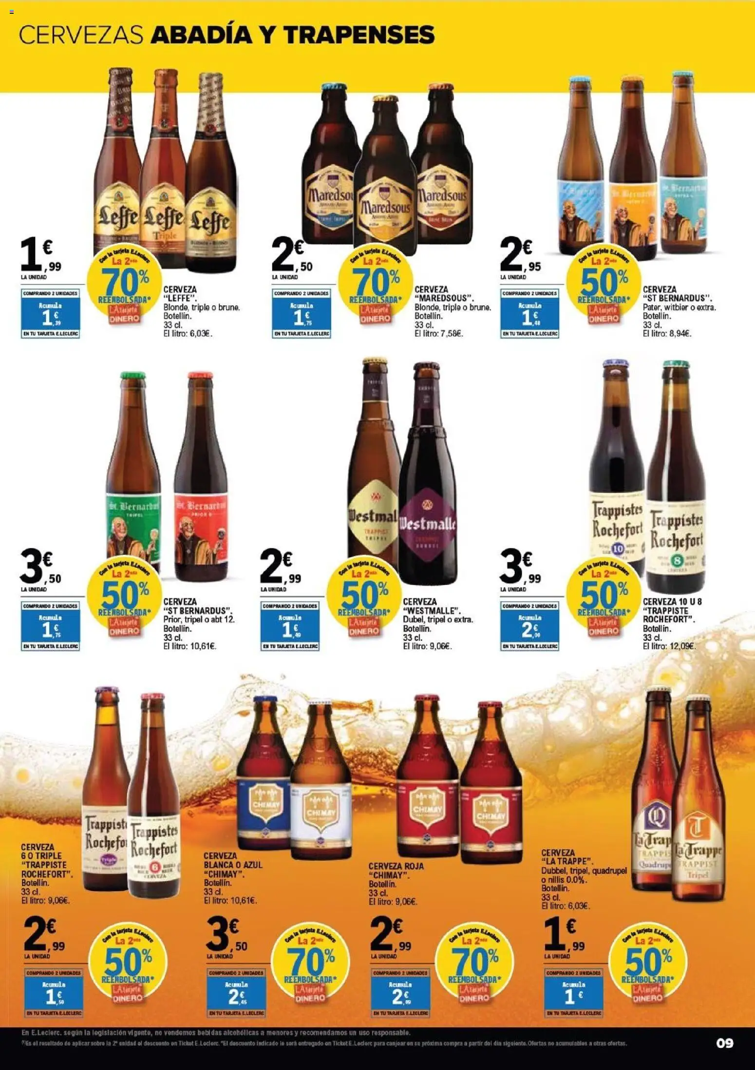 E.Leclerc Vitoria │ válido desde el 10.06.2026 | Página: 9 | Productos: Cerveza