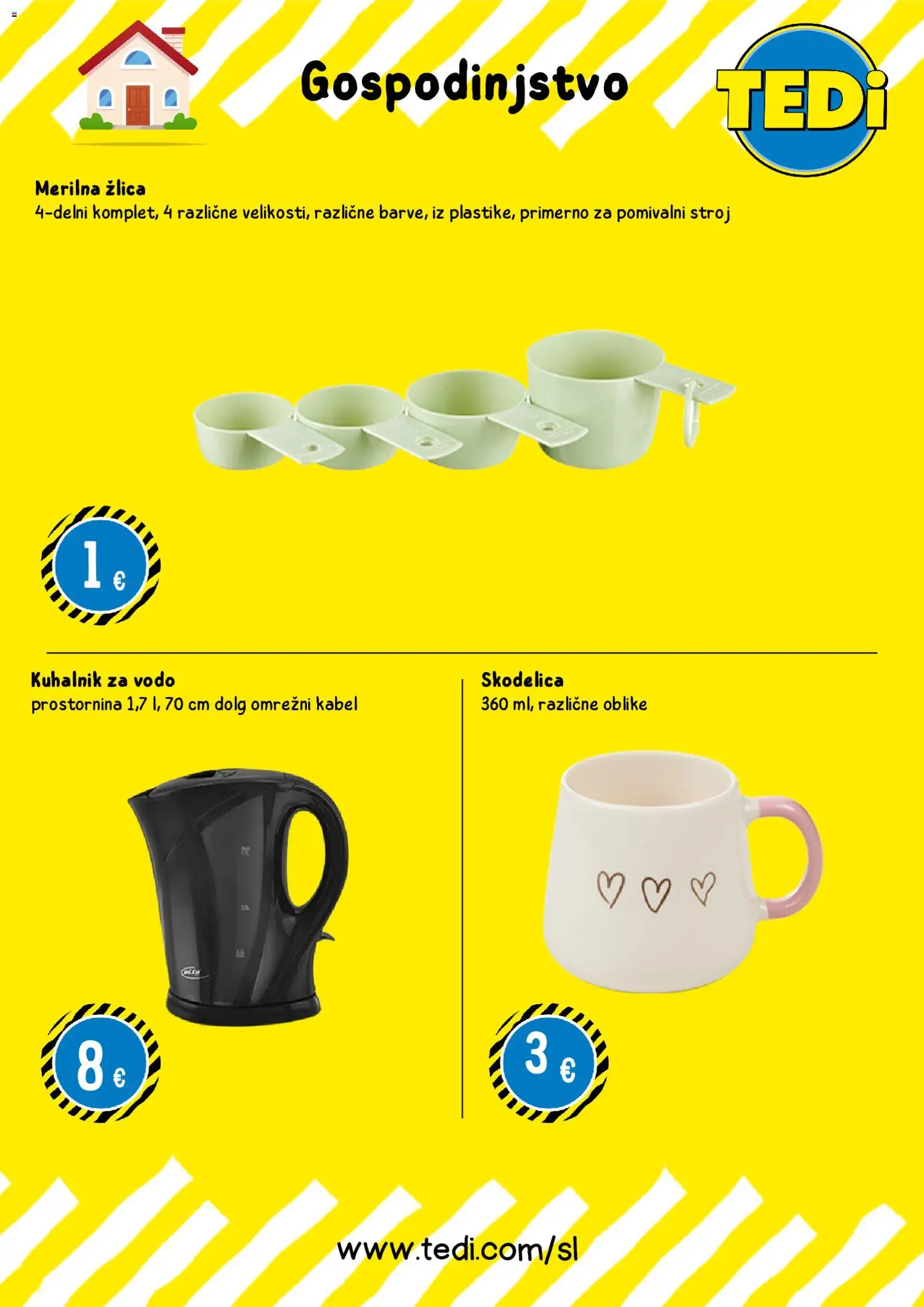 Novi TEDi katalog ponudbe – veljaven od 01.08.2026 | Stran: 4 | Izdelki: Kabel, Pomivalni stroj, Žlica, Kuhalnik