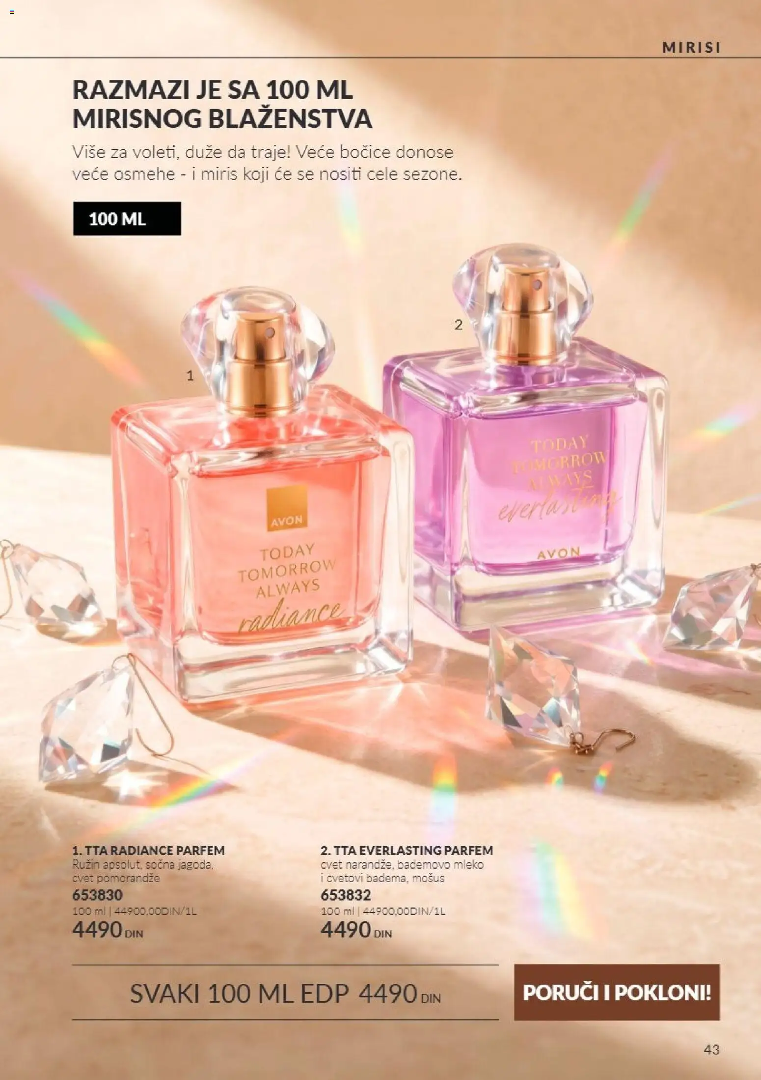 AVON katalog - važi od 01.11.2026 | Strana: 43 | Proizvode: Miris, Parfem, Mleko