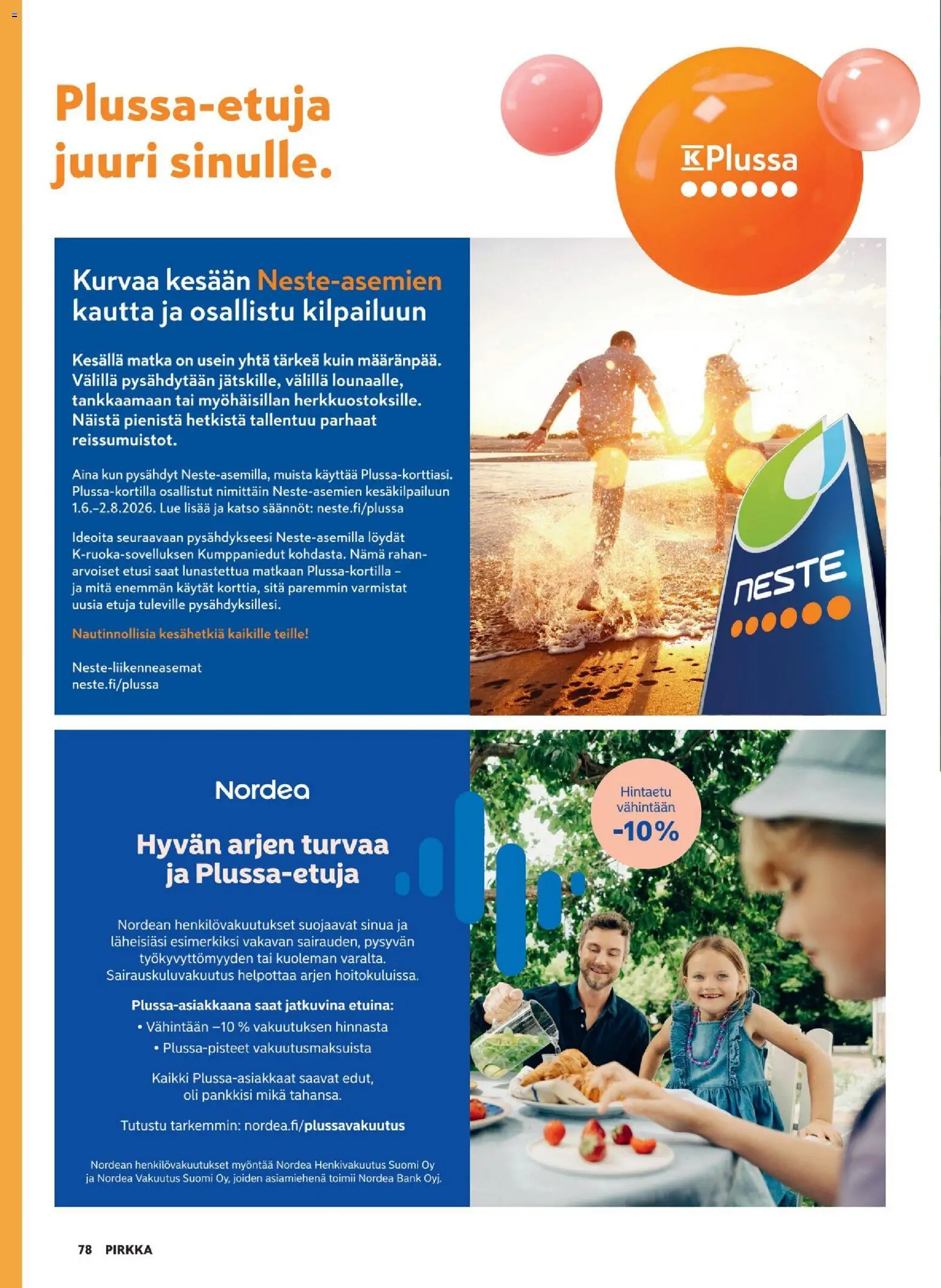 K-Citymarket tarjoukset - Pirkka – voimassa 10.06.2026 alkaen | Sivu: 78